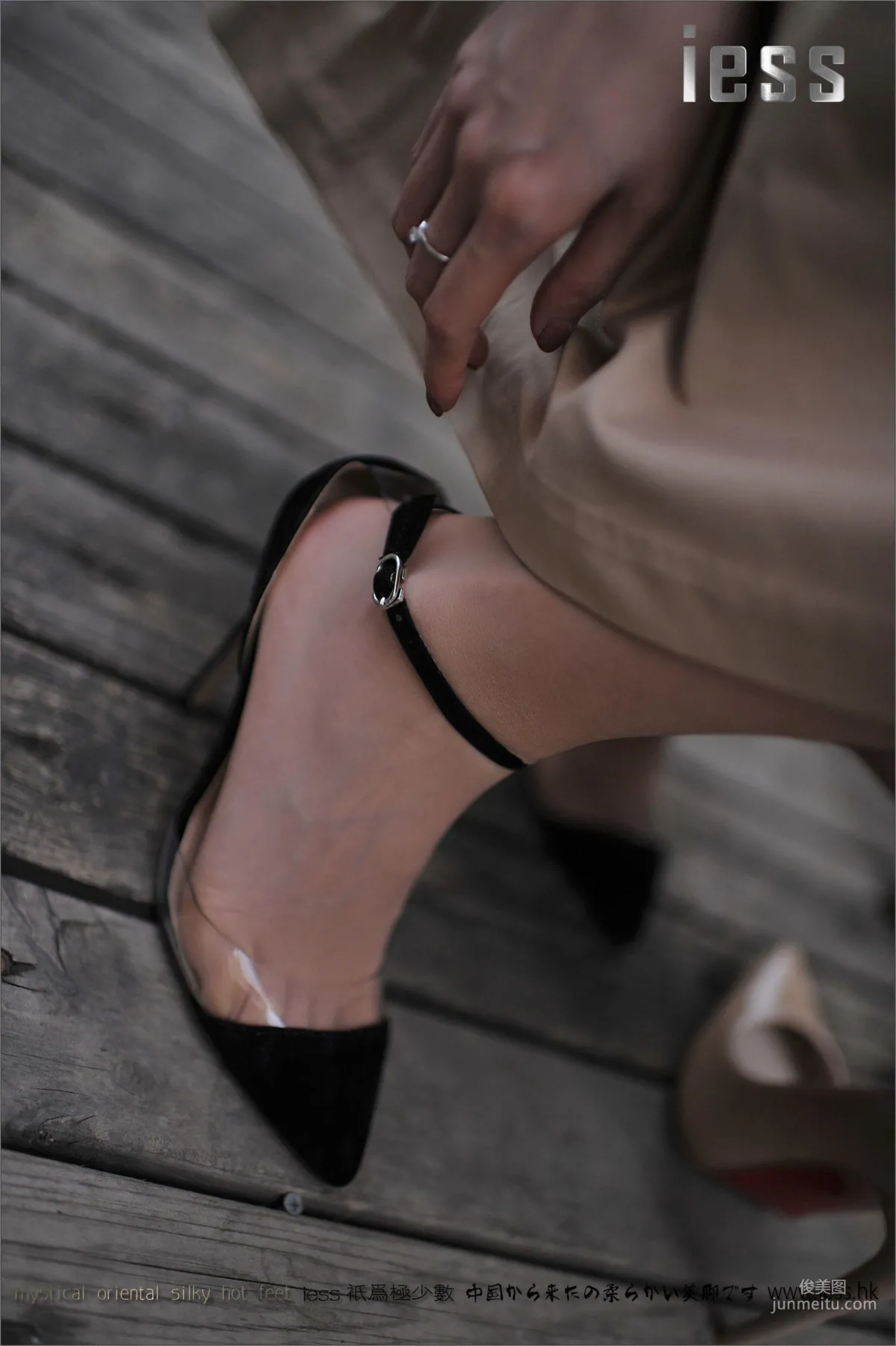 Silk Feet Bento 036 Jia Jia 'Goddess Open-Toe Seam High Heels + Ultra-Thin Nude Stockings' [IESS] Photo Set photo 43