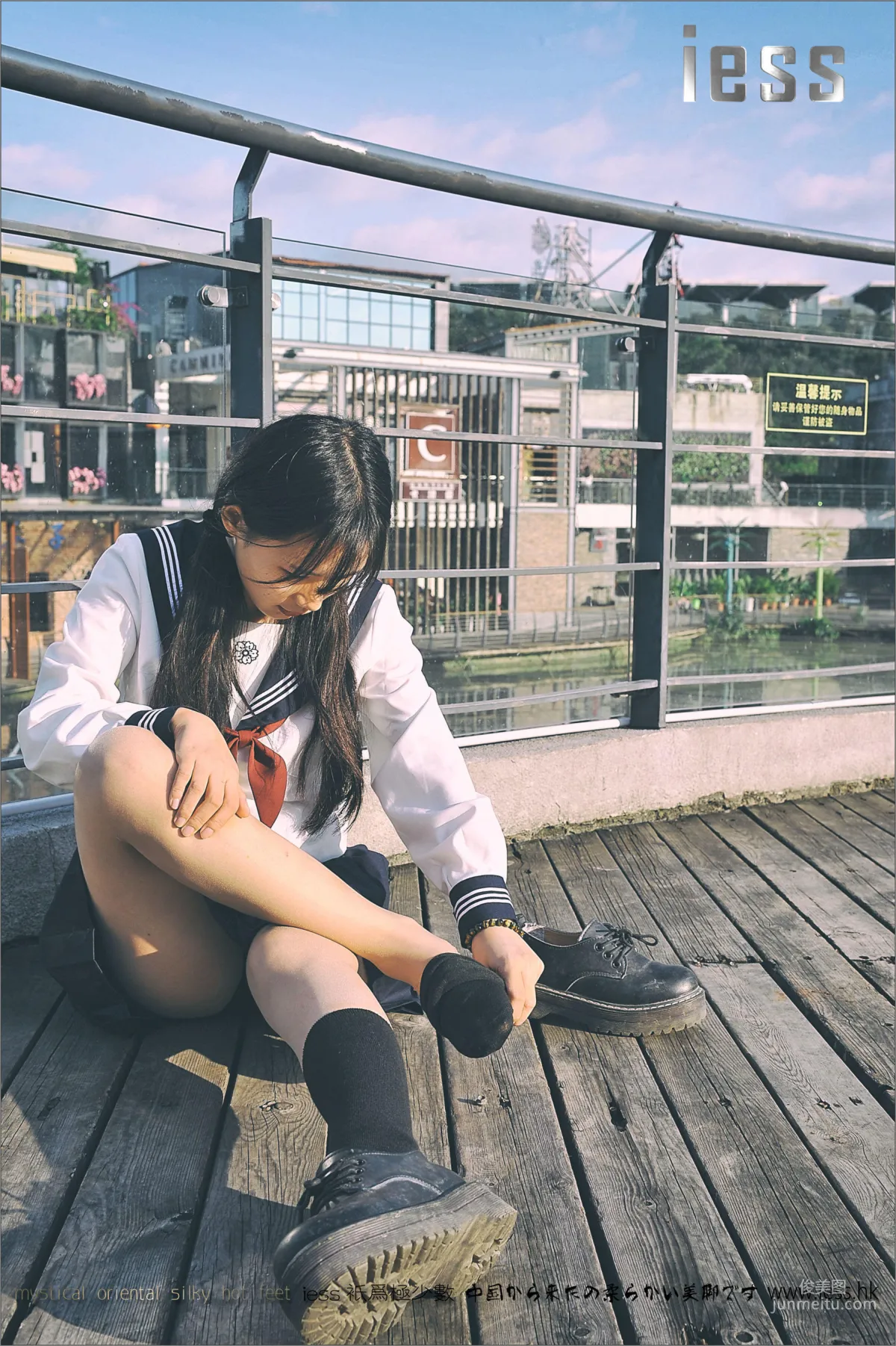 Silk Stockings Bento 041 Qi Qi, Uniform Series JK Excerpt Edition [IESS] Photo Set photo 33