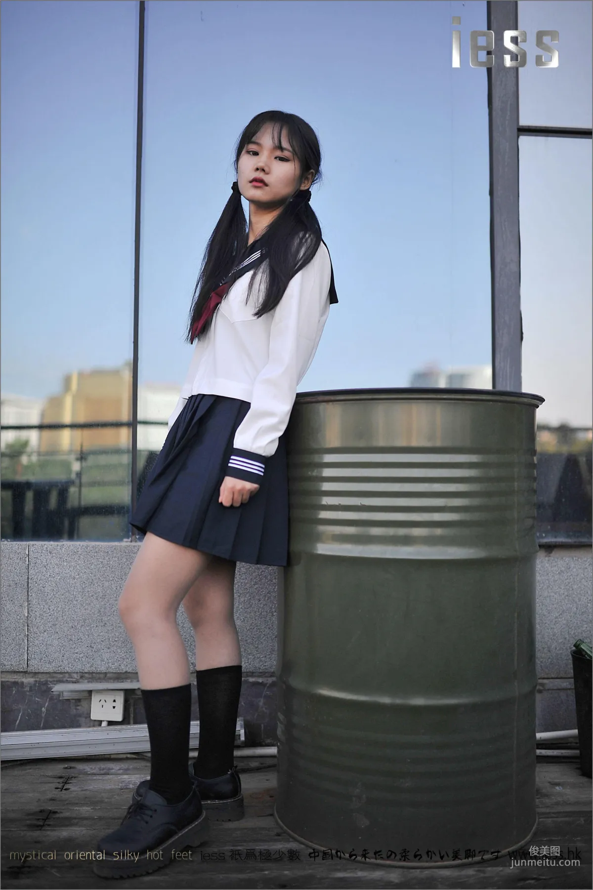 Silk Stockings Bento 041 Qi Qi, Uniform Series JK Excerpt Edition [IESS] Photo Set photo 73
