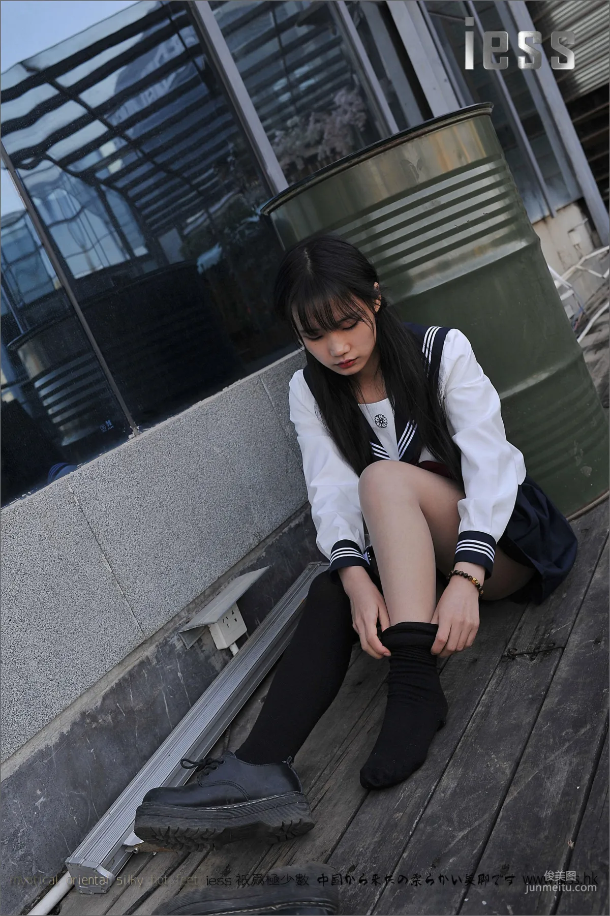 Silk Stockings Bento 041 Qi Qi, Uniform Series JK Excerpt Edition [IESS] Photo Set photo 80