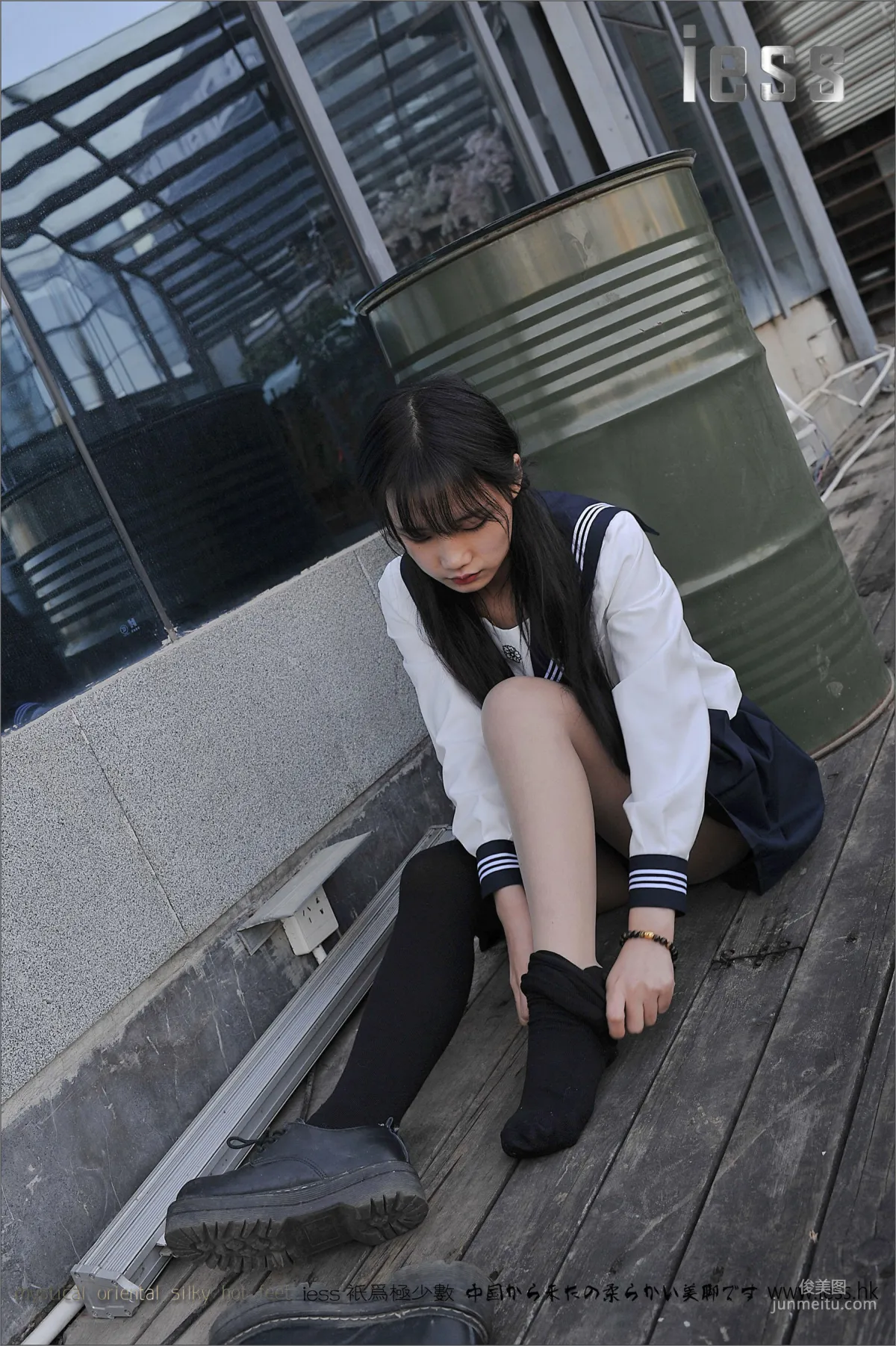 Silk Stockings Bento 041 Qi Qi, Uniform Series JK Excerpt Edition [IESS] Photo Set photo 81