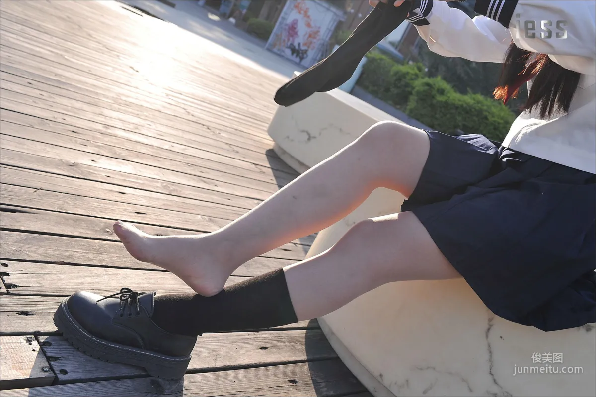 Silk Stockings Bento 041 Qi Qi, Uniform Series JK Excerpt Edition [IESS] Photo Set photo 55