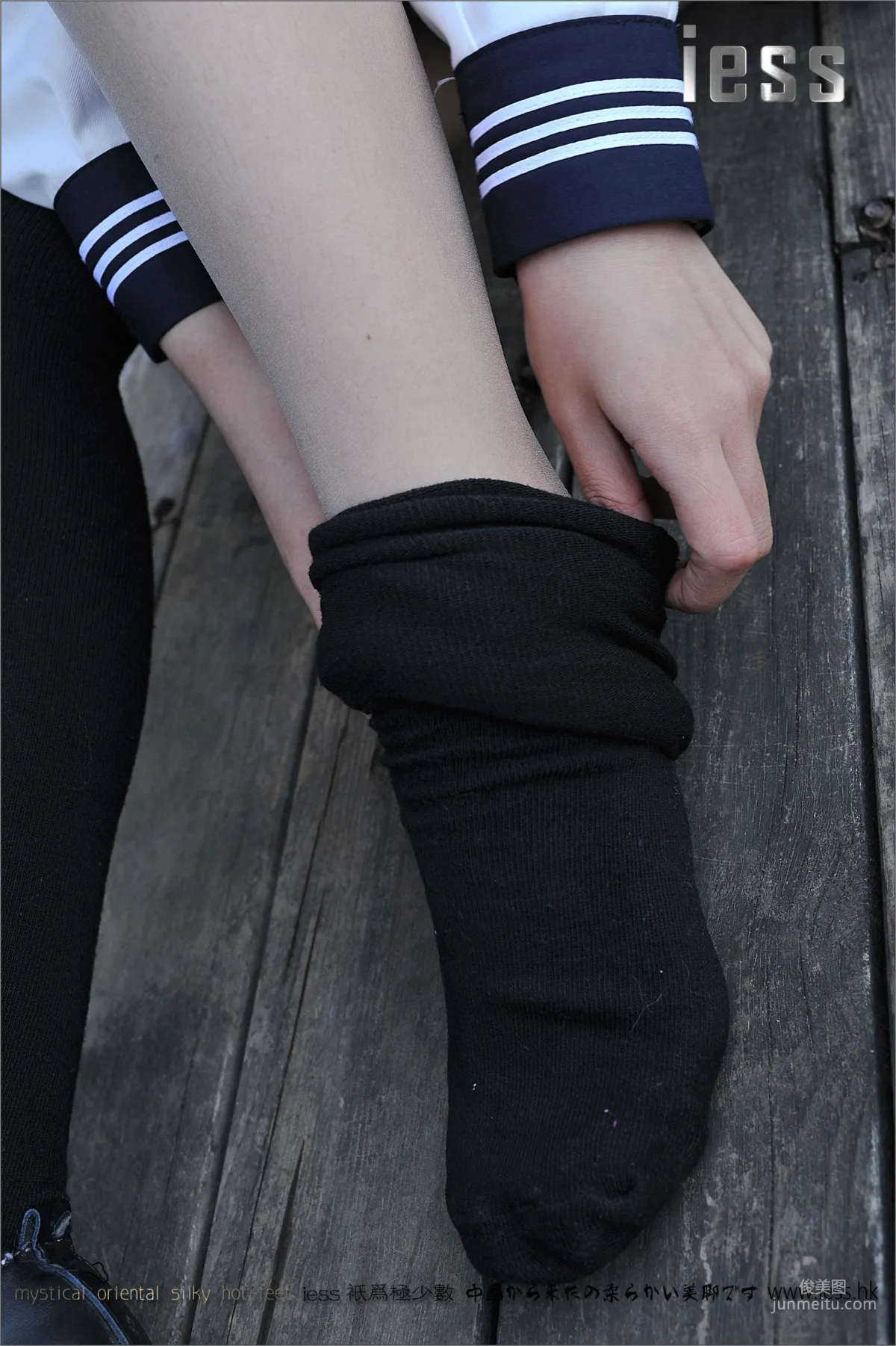 Silk Stockings Bento 041 Qi Qi, Uniform Series JK Excerpt Edition [IESS] Photo Set photo 83