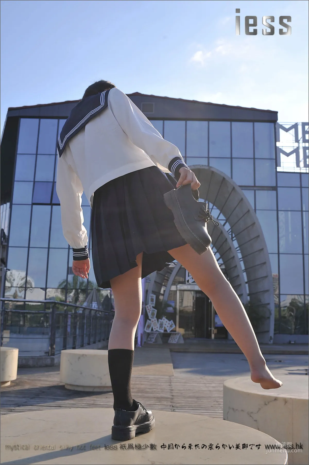 Silk Stockings Bento 041 Qi Qi, Uniform Series JK Excerpt Edition [IESS] Photo Set photo 53