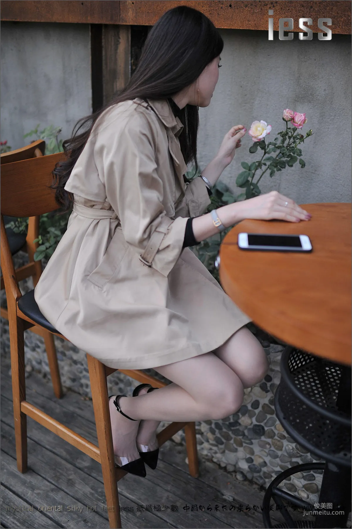 Silk Feet Bento 036 Jia Jia 'Goddess Open-Toe Seam High Heels + Ultra-Thin Nude Stockings' [IESS] Photo Set photo 46