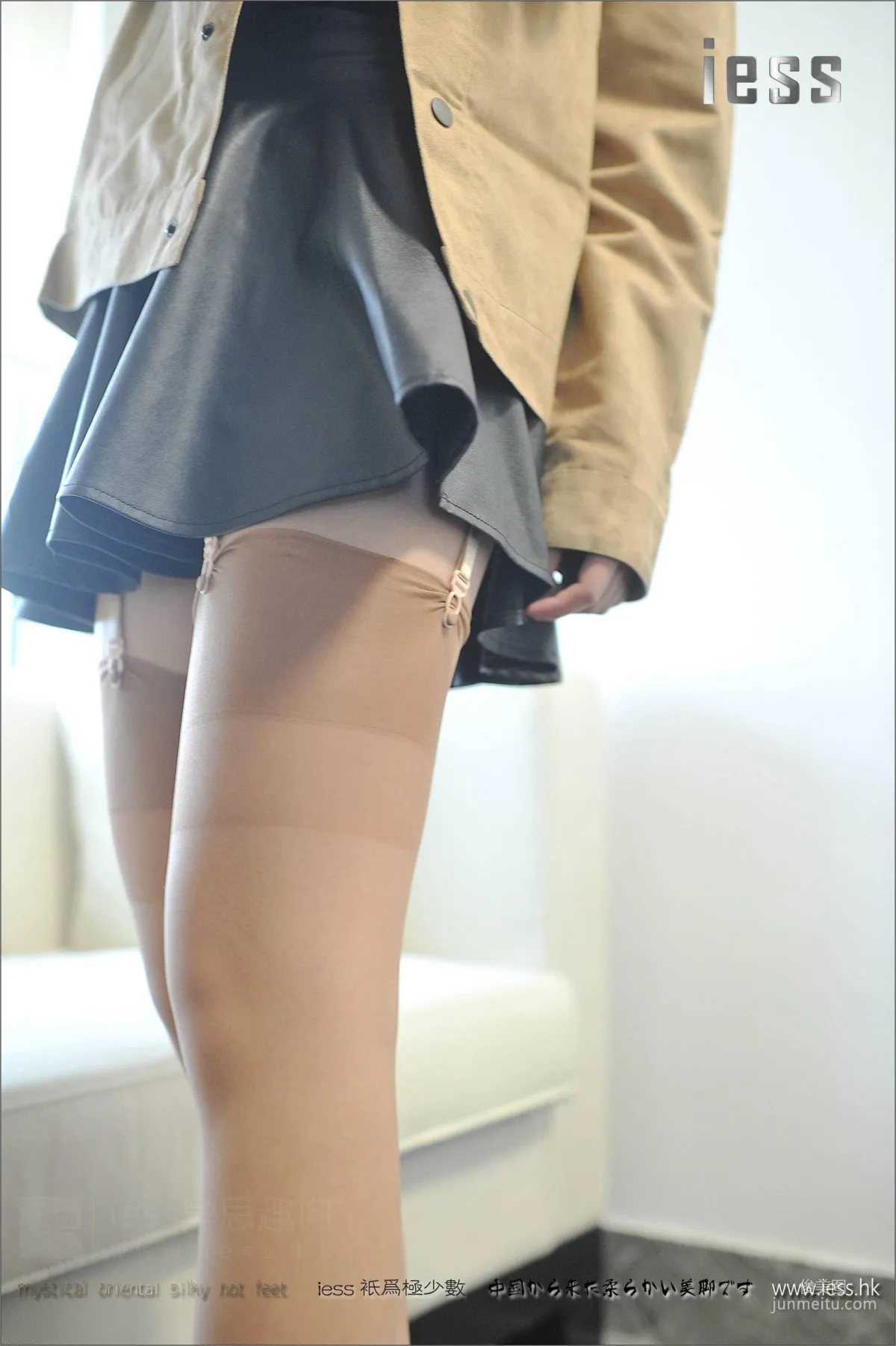 Silk Enjoyer 003 You Zi, Non-Elastic Pure Nylon Flesh-Colored Stockings, [IESS], Photo Set photo 67