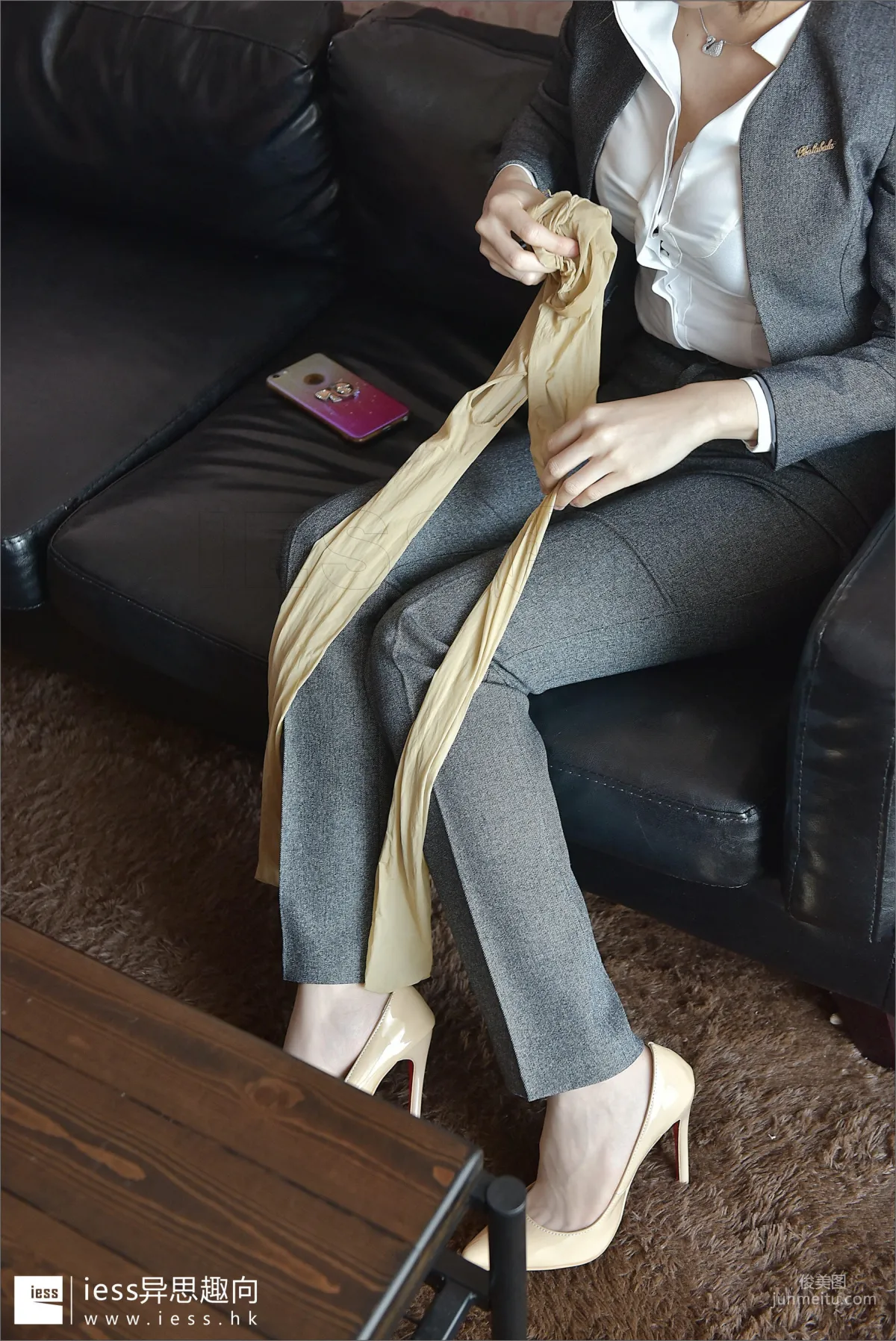 Silk Stockings Bento 125 Teacher Zhao, Uniform, Stockings and Teacher Zhao [IESS] Photo Set photo 70
