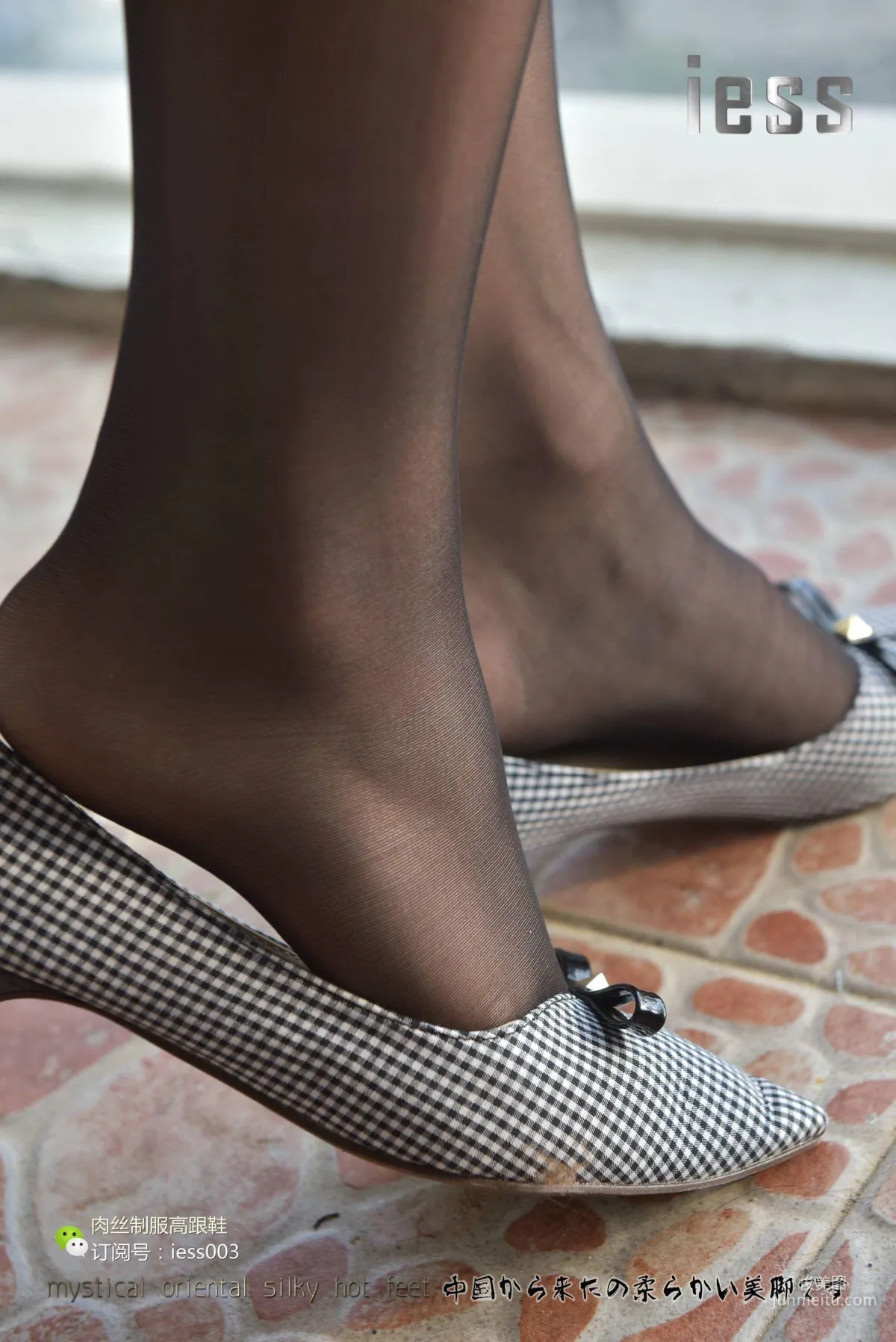 Silk Enjoyer 006 Qiuqiu, S-Shape Office Lady's Black Stockings Suspender Stockings [IESS] Photo Set photo 58