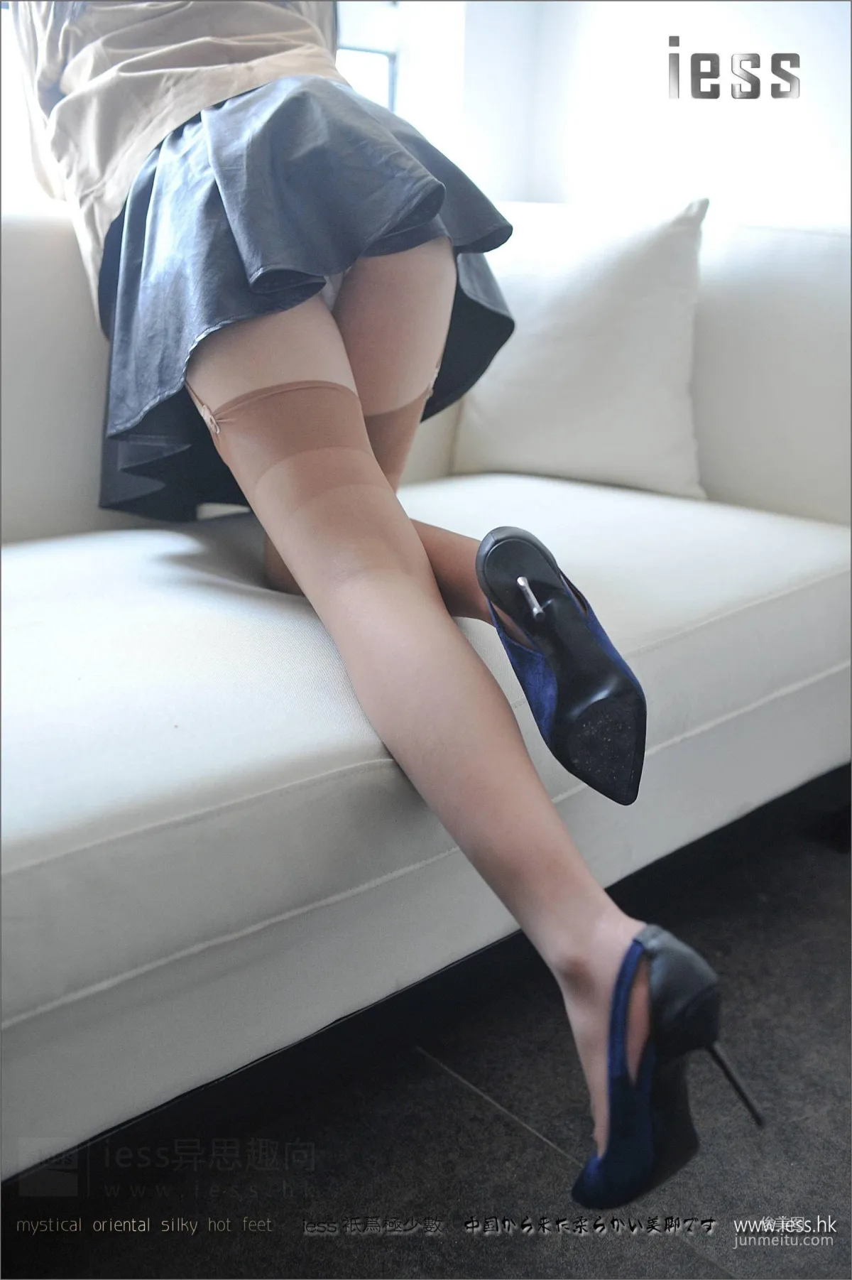 Silk Enjoyer 003 You Zi, Non-Elastic Pure Nylon Flesh-Colored Stockings, [IESS], Photo Set photo 69