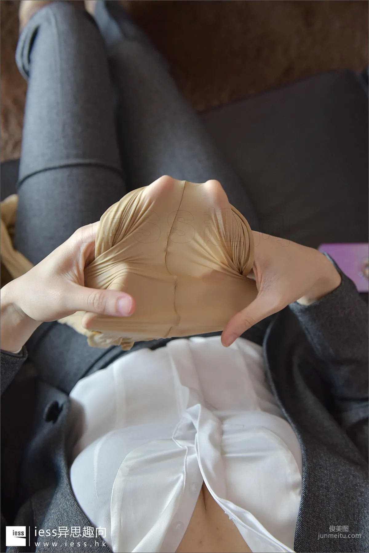 Silk Stockings Bento 125 Teacher Zhao, Uniform, Stockings and Teacher Zhao [IESS] Photo Set photo 65