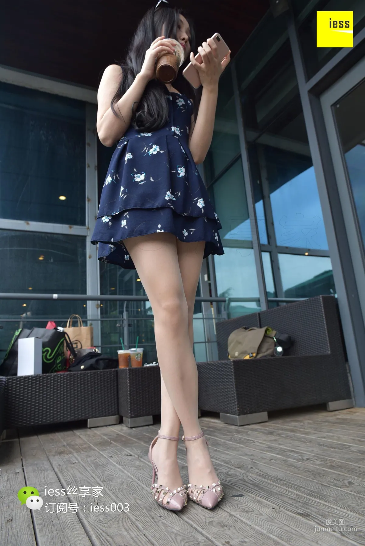 Silk Enjoyer 038 Xin Xin, The Girl Sunbathing at Starbucks II [IESS] Photo Set photo 21