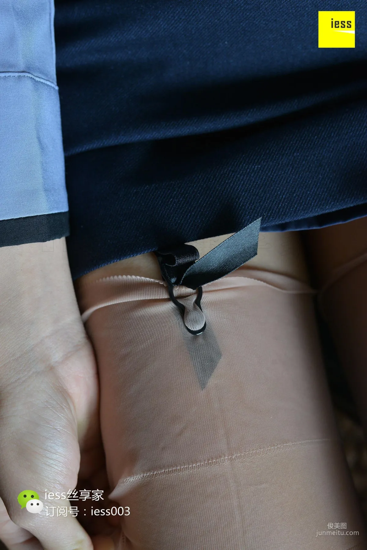 Silk Enjoyer 060 Xiao C Non-Stretch Flesh-Colored Suspender Stockings [IESS] Photo Set photo 7