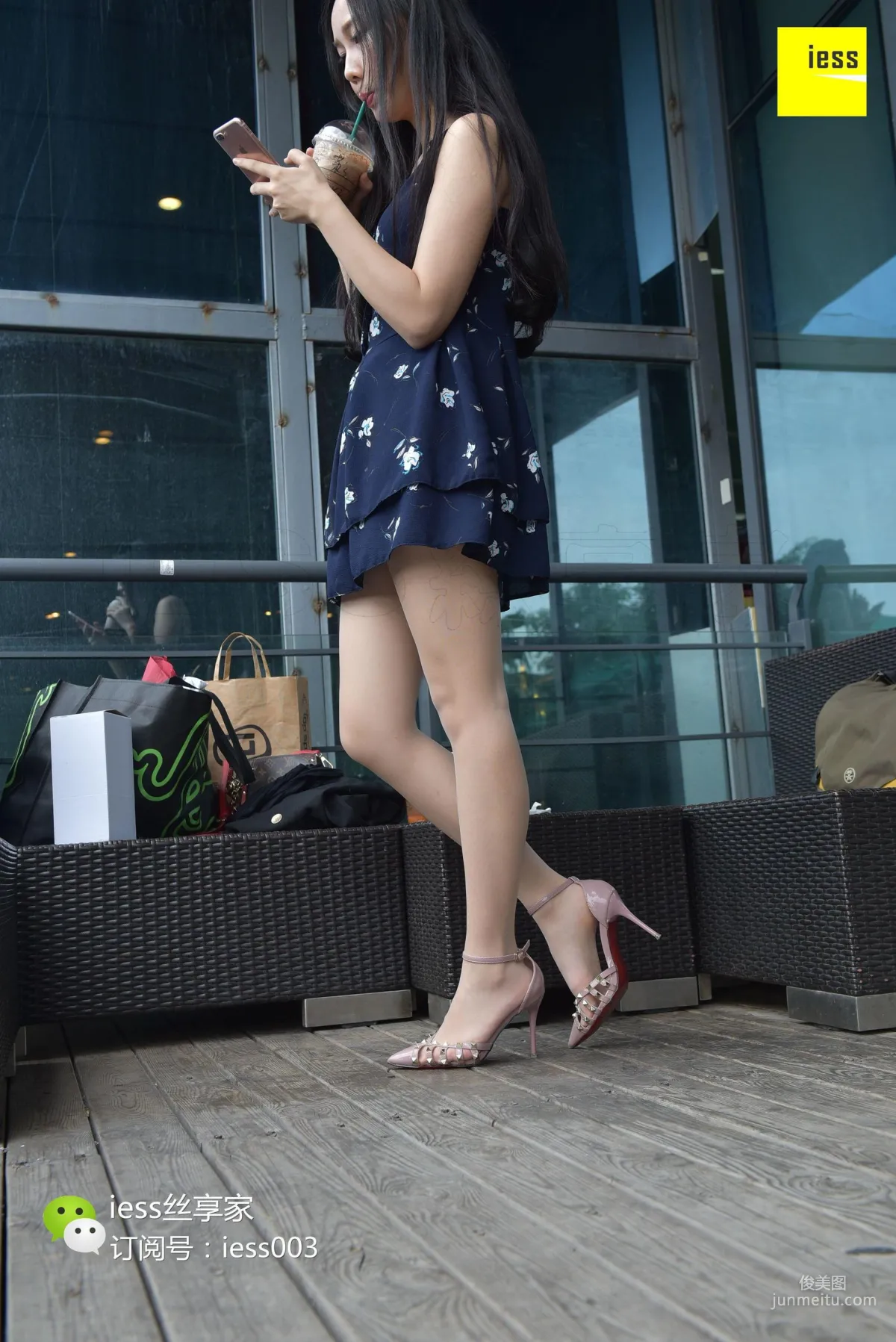 Silk Enjoyer 038 Xin Xin, The Girl Sunbathing at Starbucks II [IESS] Photo Set photo 18