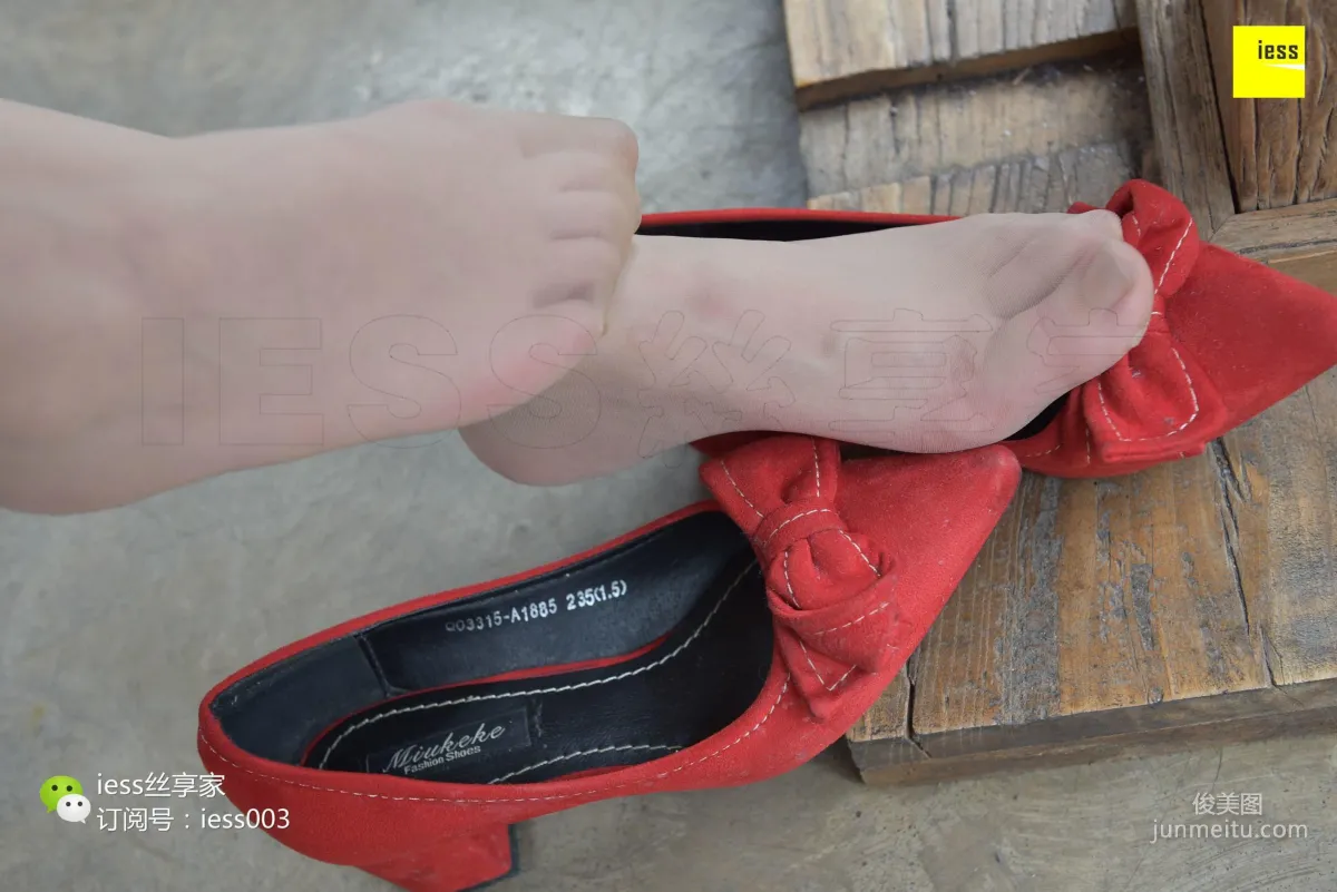 Silk Enjoyer 044 Wen Xin 《Let Go of That Little Red Shoe, Let Me Do It!》[IESS] Photo Set photo 46