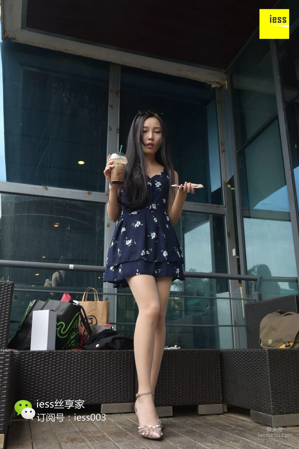 Silk Enjoyer 038 Xin Xin, The Girl Sunbathing at Starbucks II [IESS] Photo Set photo 19