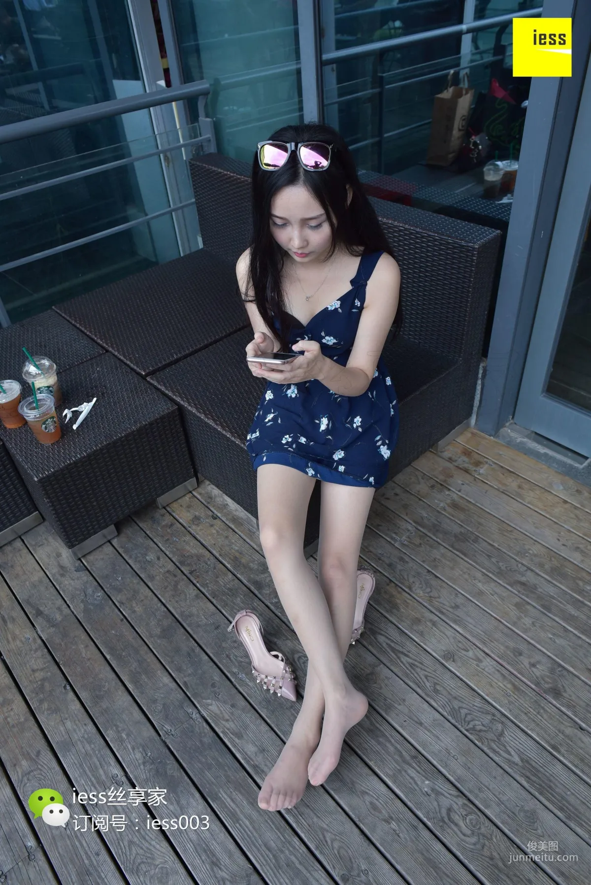 Silk Enjoyer 038 Xin Xin, The Girl Sunbathing at Starbucks II [IESS] Photo Set photo 96