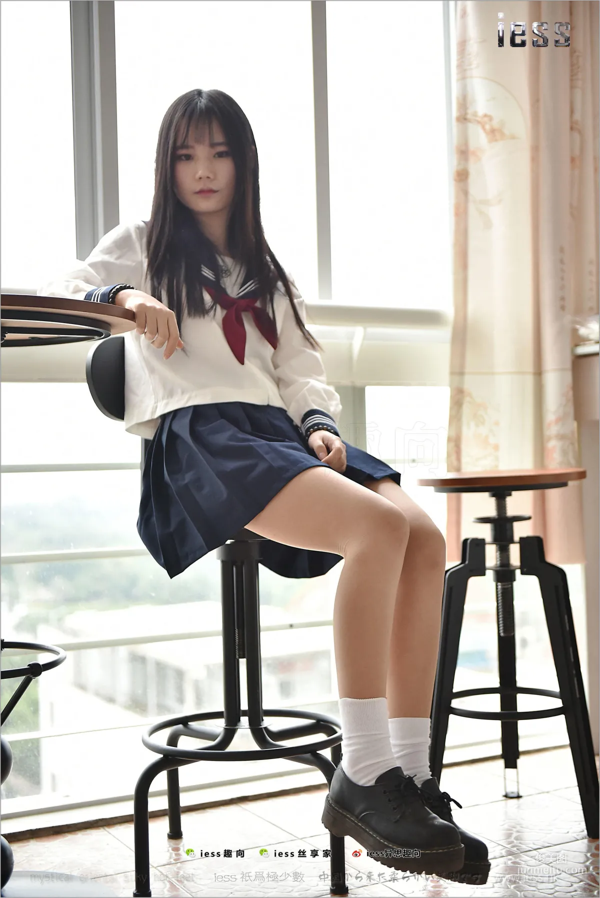 絲足便當148 琪琪 《棉襪JK》[IESS異思趣向] 寫真集 33