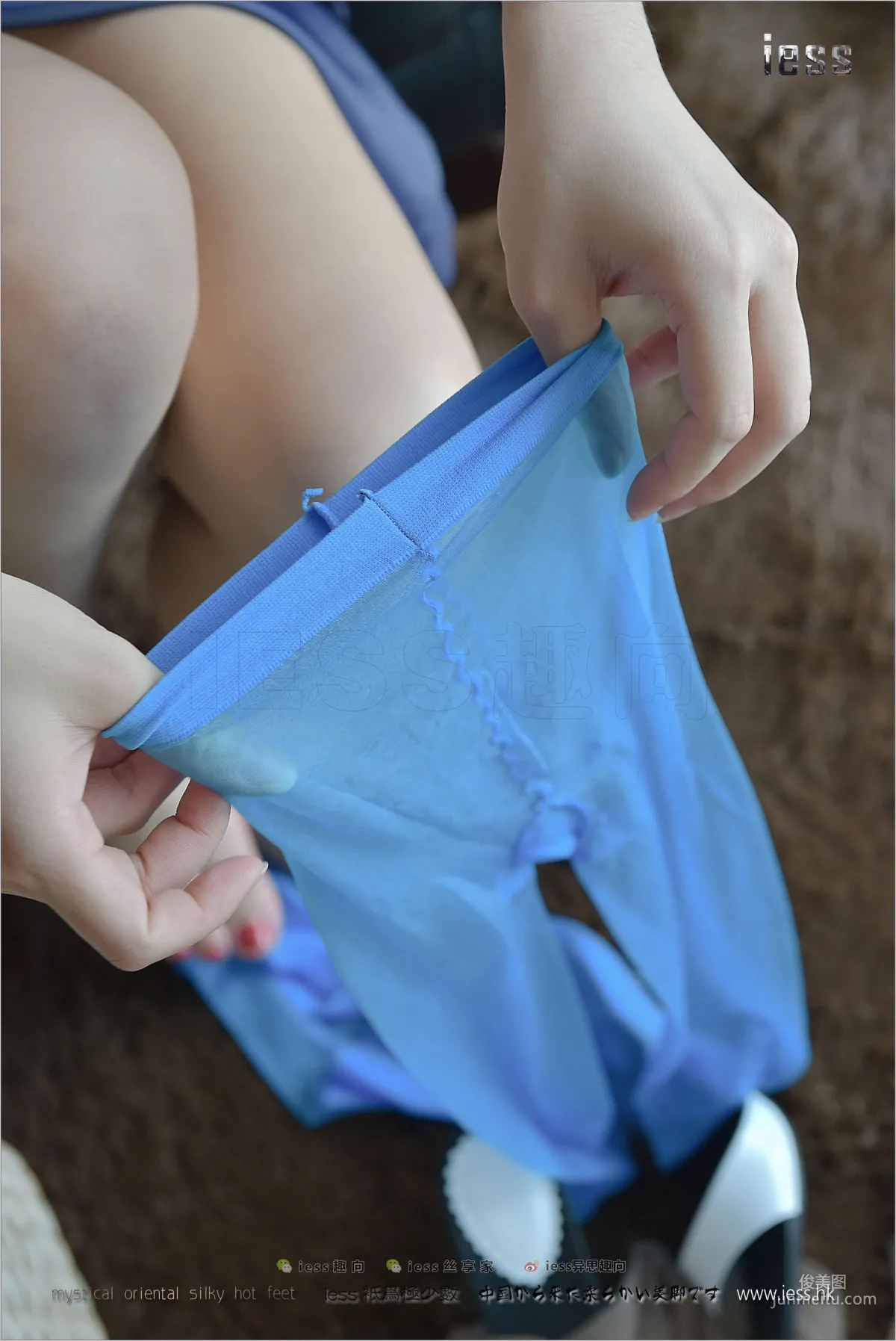Silk Stockings Bento 141 Shan Shan [Blue Taste] [IESS] Photo Set photo 45