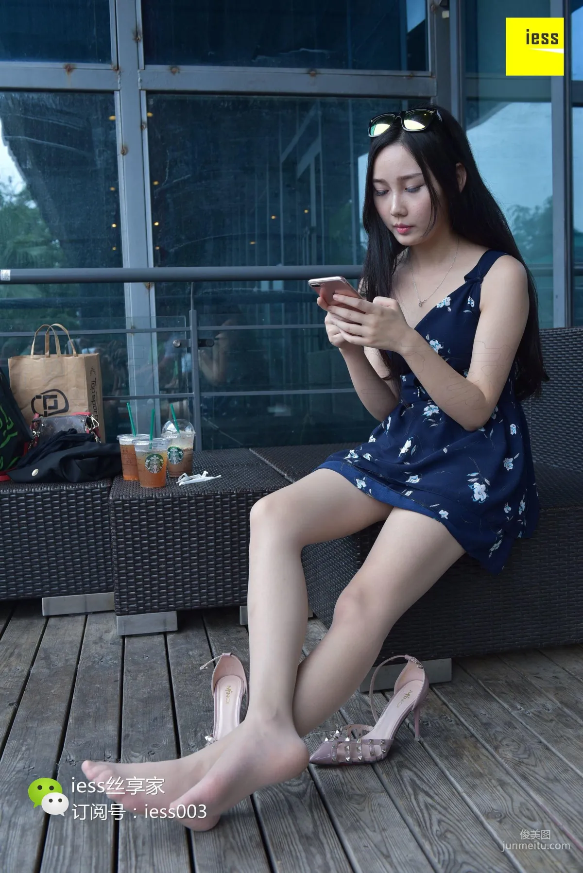 Silk Enjoyer 038 Xin Xin, The Girl Sunbathing at Starbucks II [IESS] Photo Set photo 95