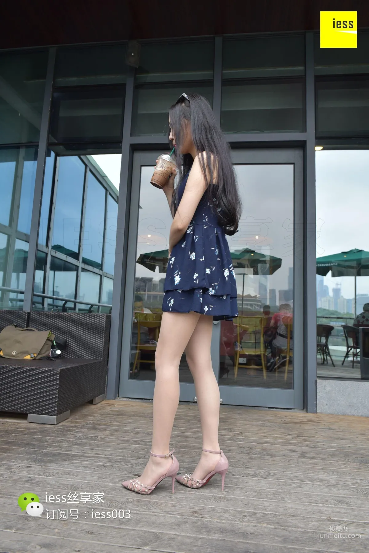 Silk Enjoyer 038 Xin Xin, The Girl Sunbathing at Starbucks II [IESS] Photo Set photo 25