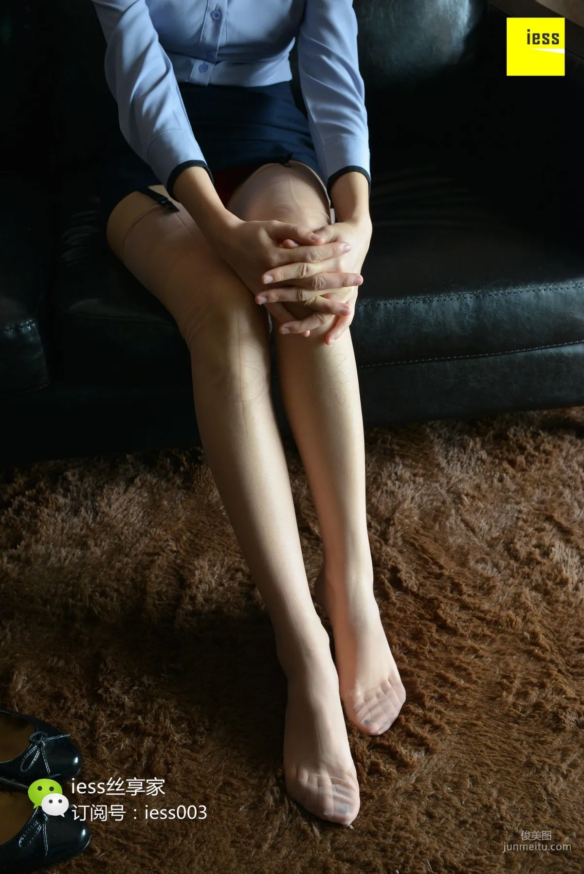 Si Xiang Jia 066 Xiao C, Non-Stretch Nude Stockings and Flat Shoes [IESS] Photo Set photo 56