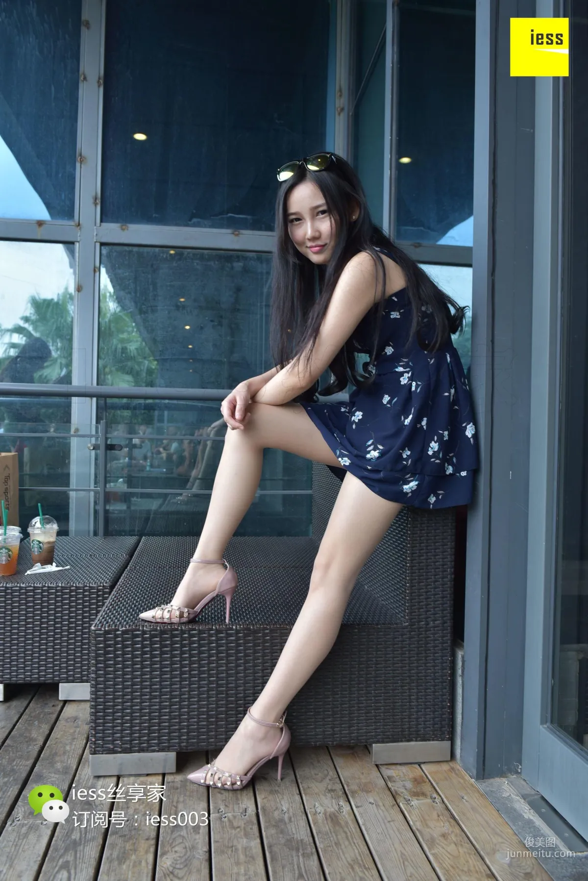 Silk Enjoyer 038 Xin Xin, The Girl Sunbathing at Starbucks II [IESS] Photo Set photo 57