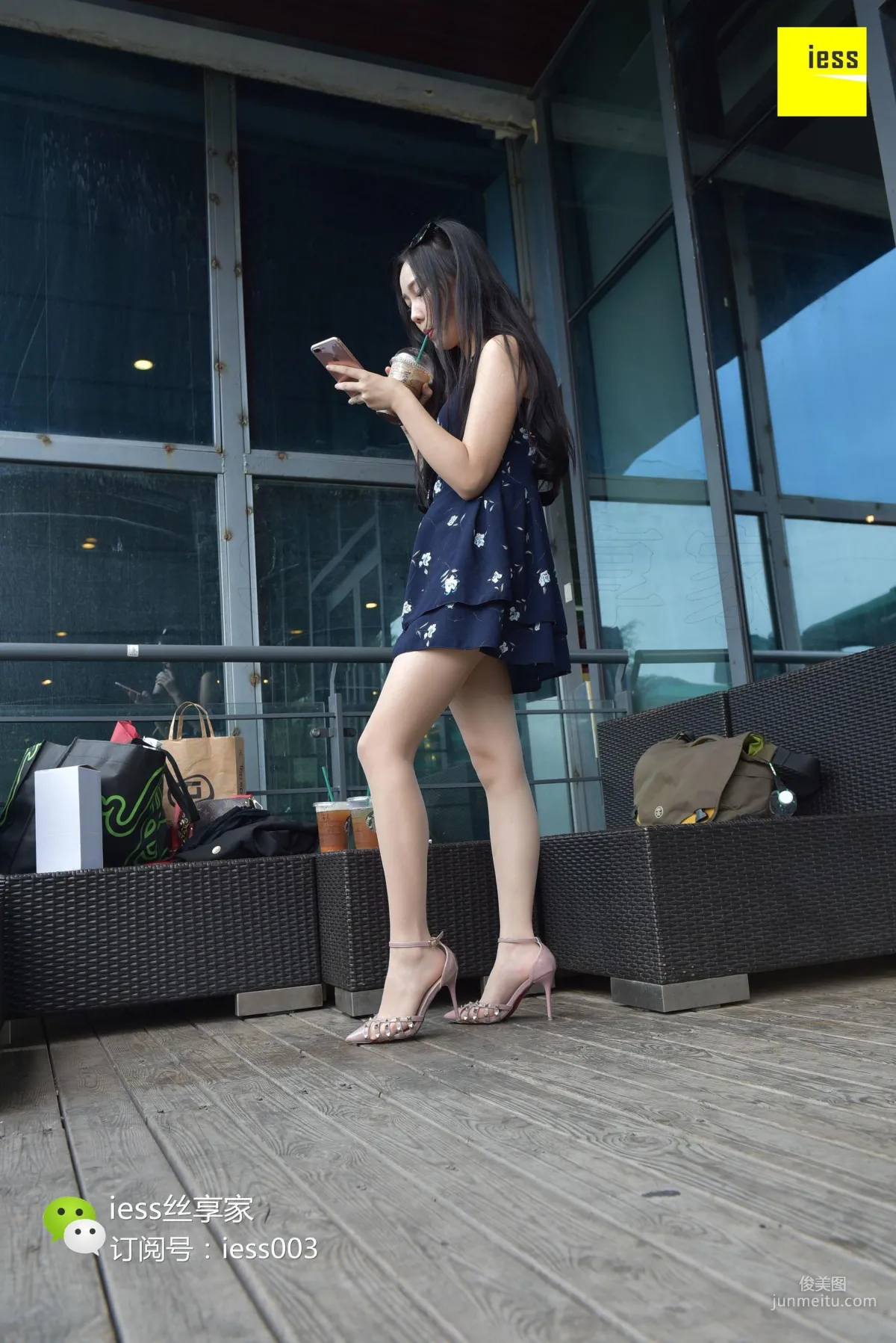 Silk Enjoyer 038 Xin Xin, The Girl Sunbathing at Starbucks II [IESS] Photo Set photo 17