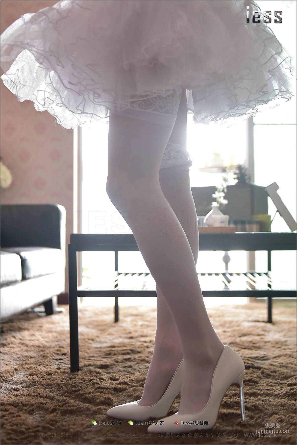 Silk Stockings Bento 159 Xiao Liu White Silver Ear [IESS] Photo Set photo 13