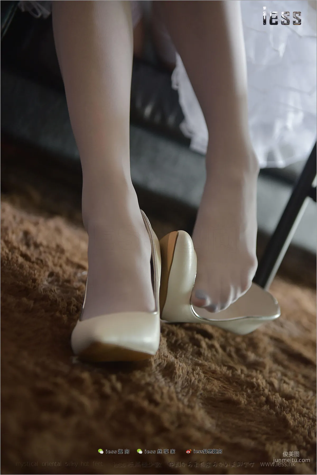 Silk Stockings Bento 159 Xiao Liu White Silver Ear [IESS] Photo Set photo 37