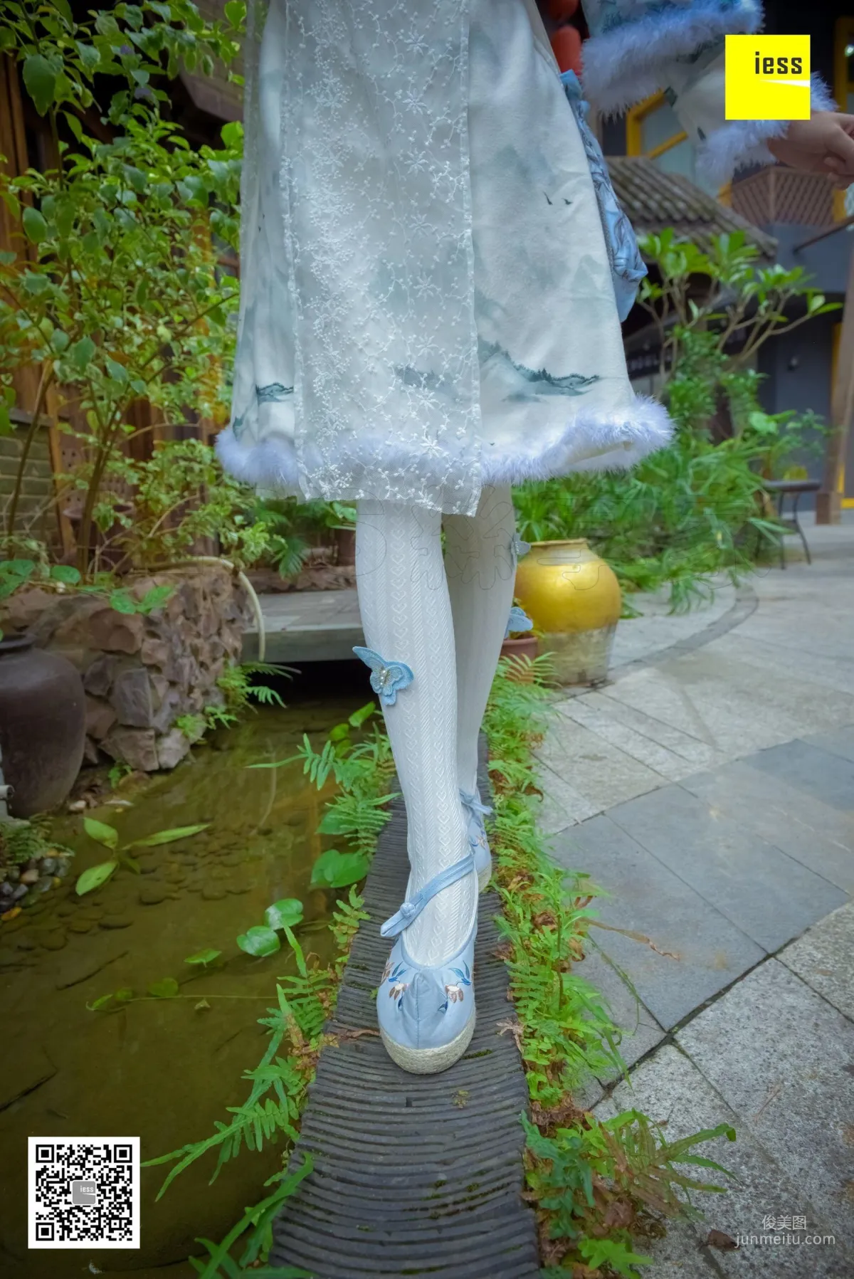 Silk Enjoyer 122 Mu Mu, Hanfu Embroidered Shoes White Socks [IESS] Photo Set photo 8