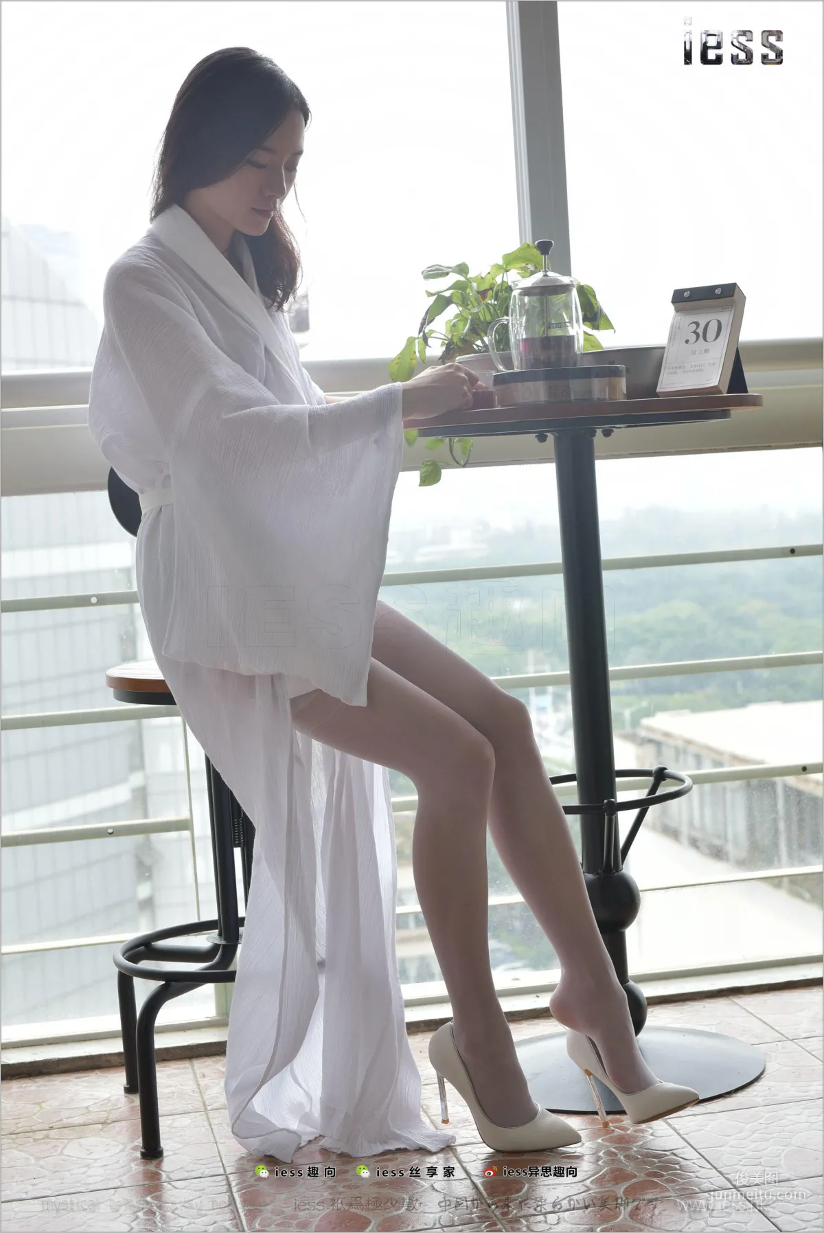 Silk Stockings Bento 179 Xiao Liu 《No.8 White Stockings Waltz》 [IESS] Photo Set photo 25