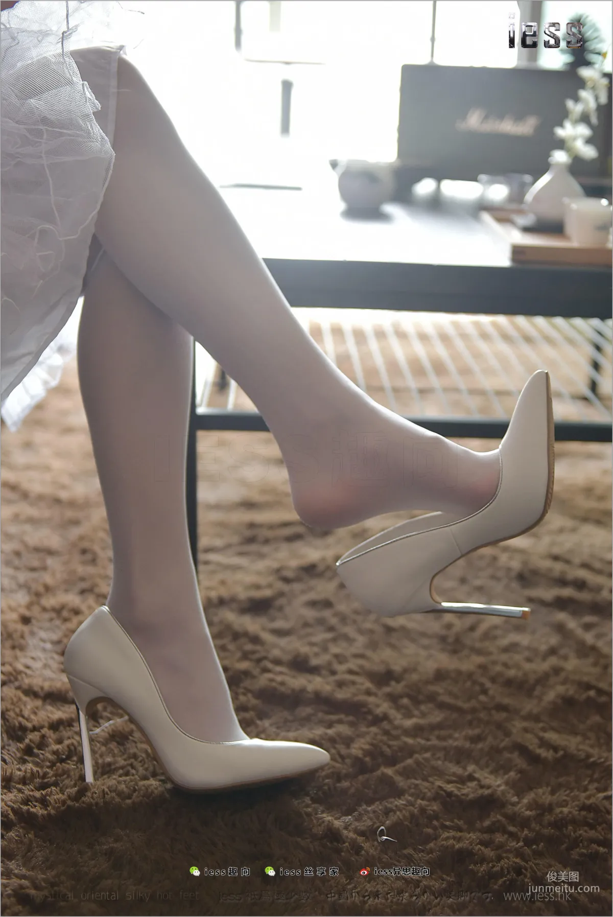 Silk Stockings Bento 159 Xiao Liu White Silver Ear [IESS] Photo Set photo 51