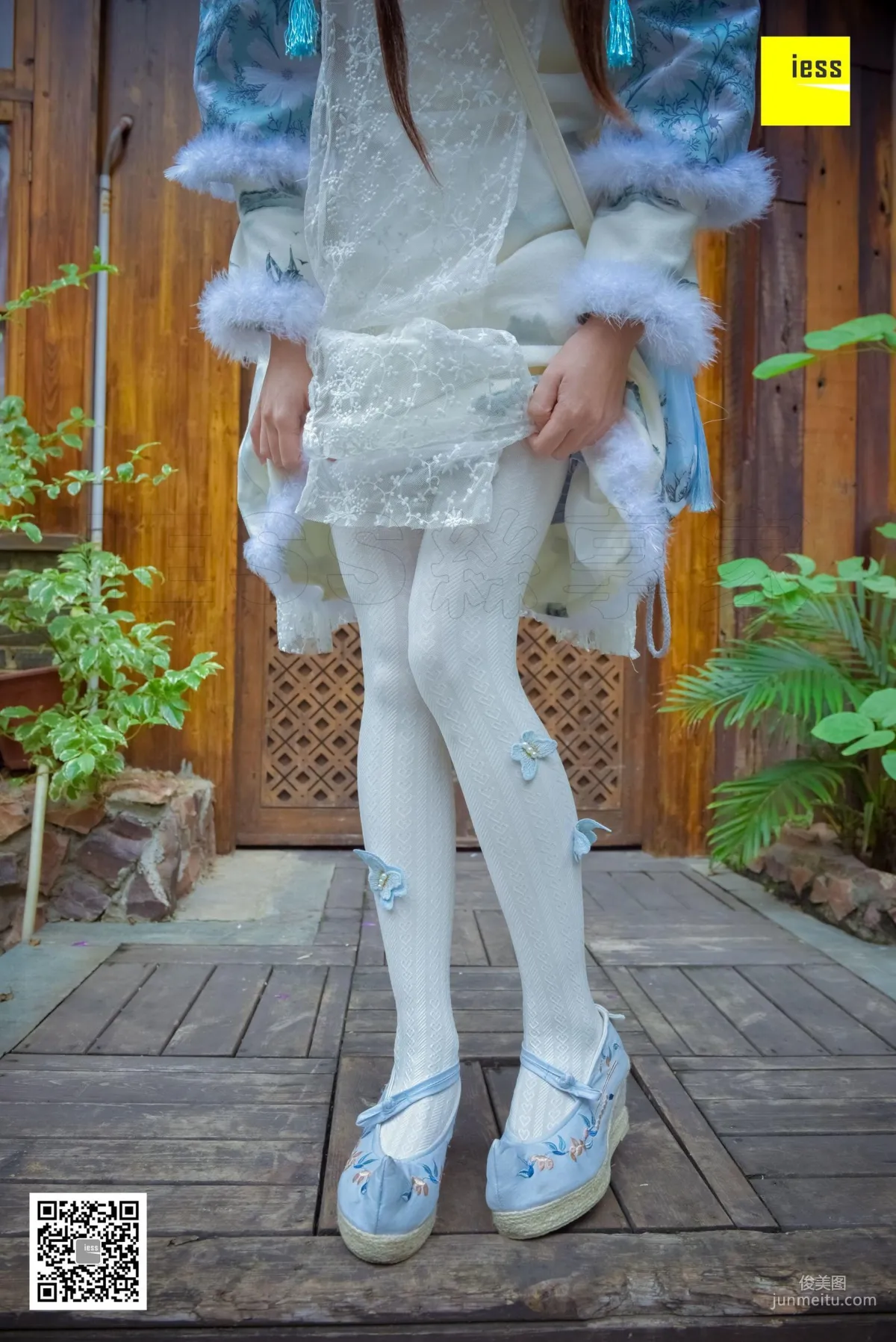 Silk Enjoyer 122 Mu Mu, Hanfu Embroidered Shoes White Socks [IESS] Photo Set photo 24