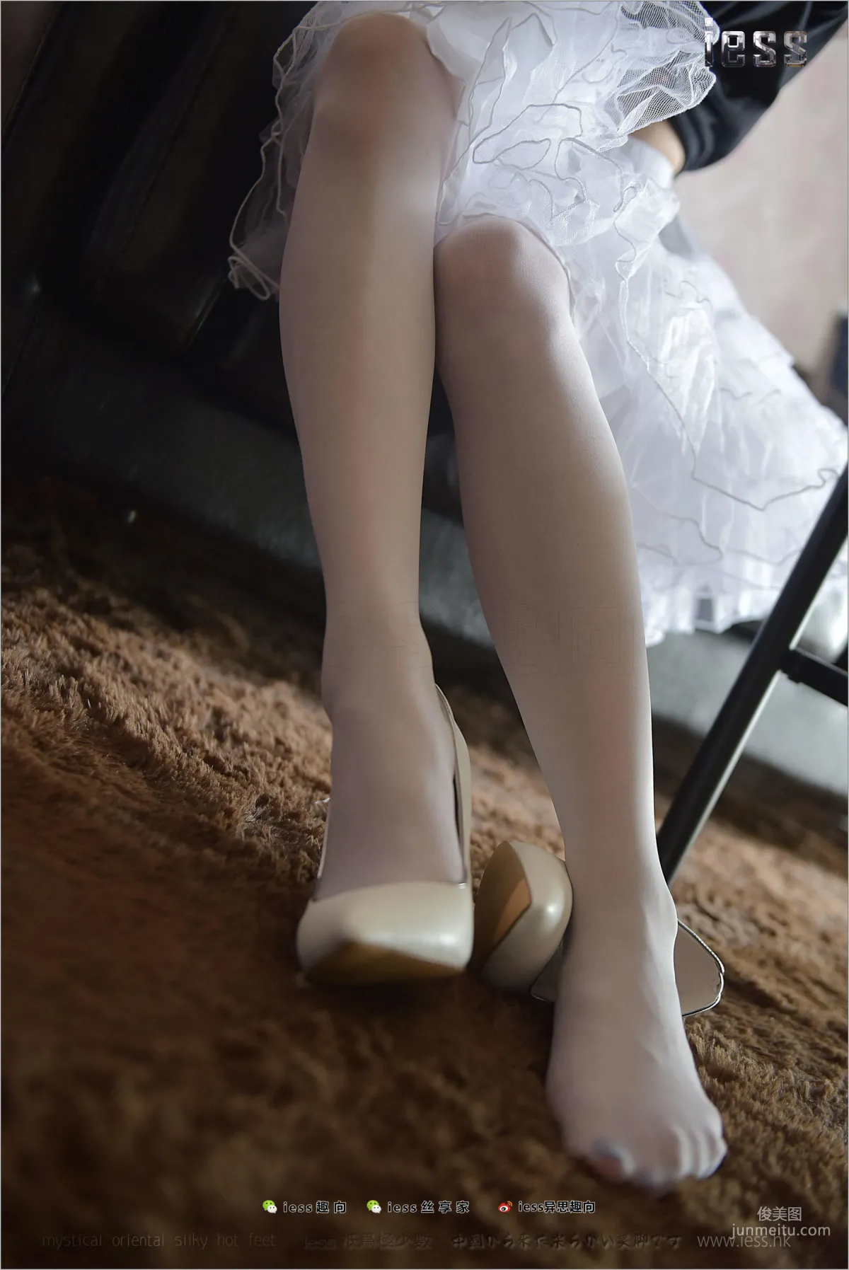 Silk Stockings Bento 159 Xiao Liu White Silver Ear [IESS] Photo Set photo 36