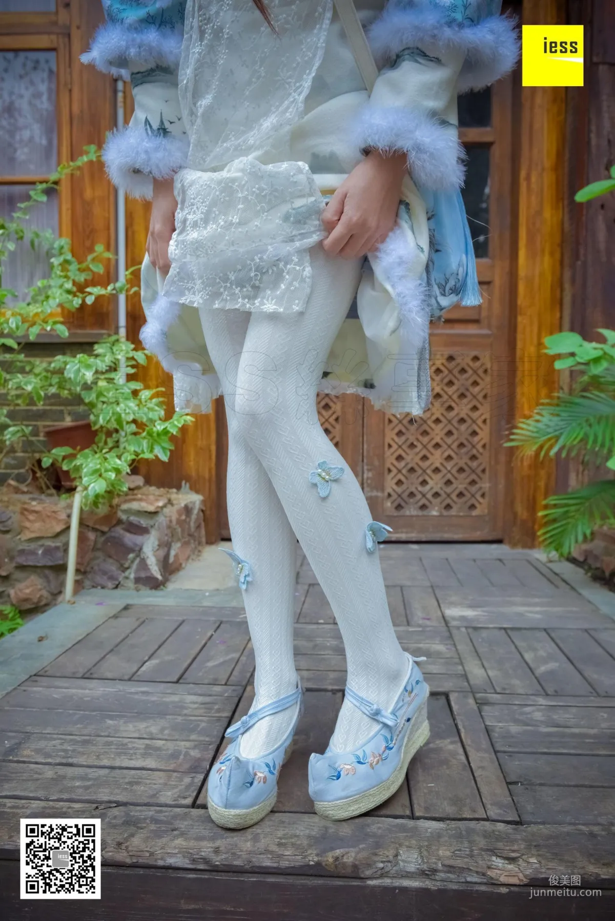 Silk Enjoyer 122 Mu Mu, Hanfu Embroidered Shoes White Socks [IESS] Photo Set photo 25