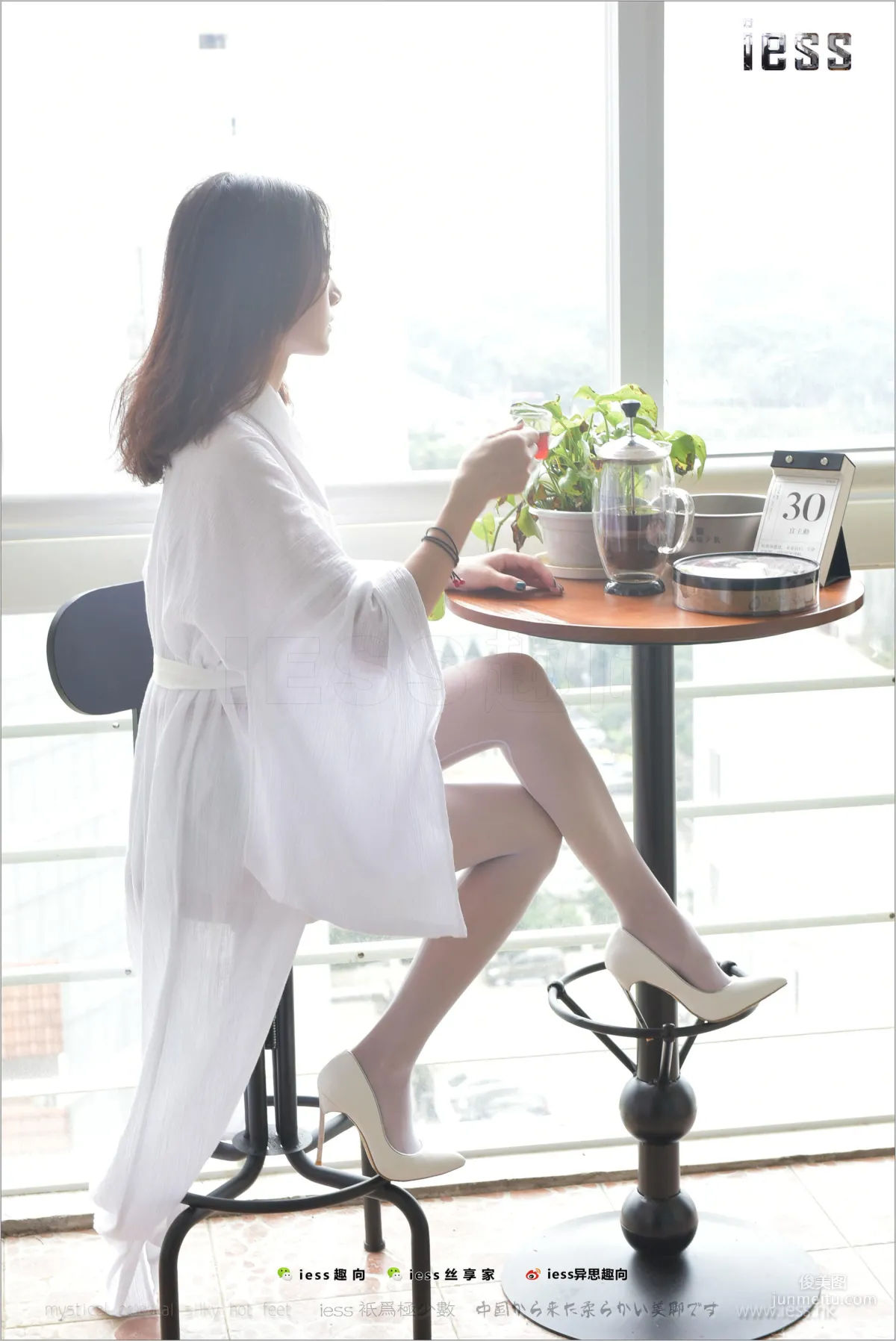 Silk Stockings Bento 179 Xiao Liu 《No.8 White Stockings Waltz》 [IESS] Photo Set photo 6
