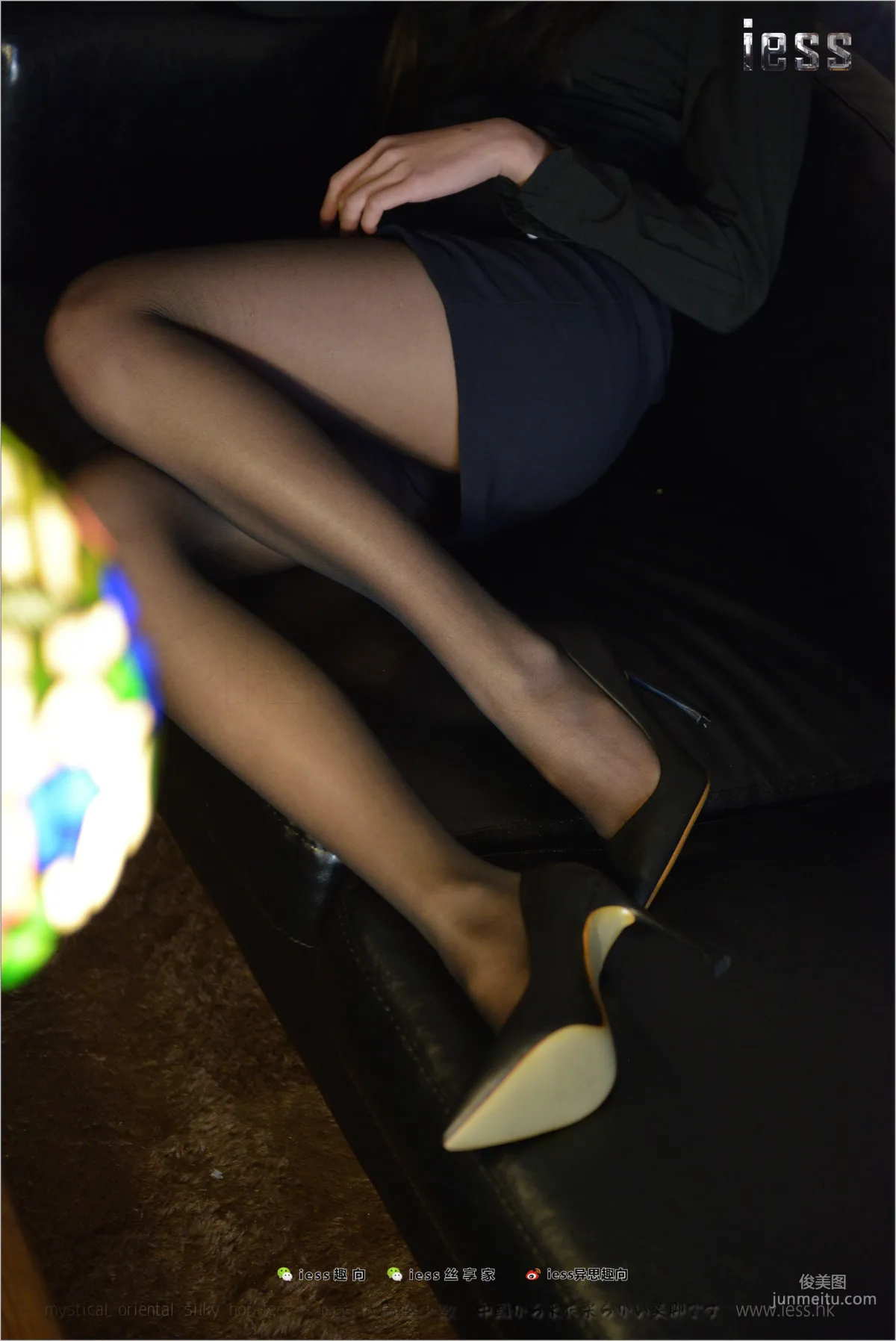Silk Feet Bento 168 Xiao Xiao, Black Stockings Goddess Black Stockings Show [IESS] Photo Set photo 71