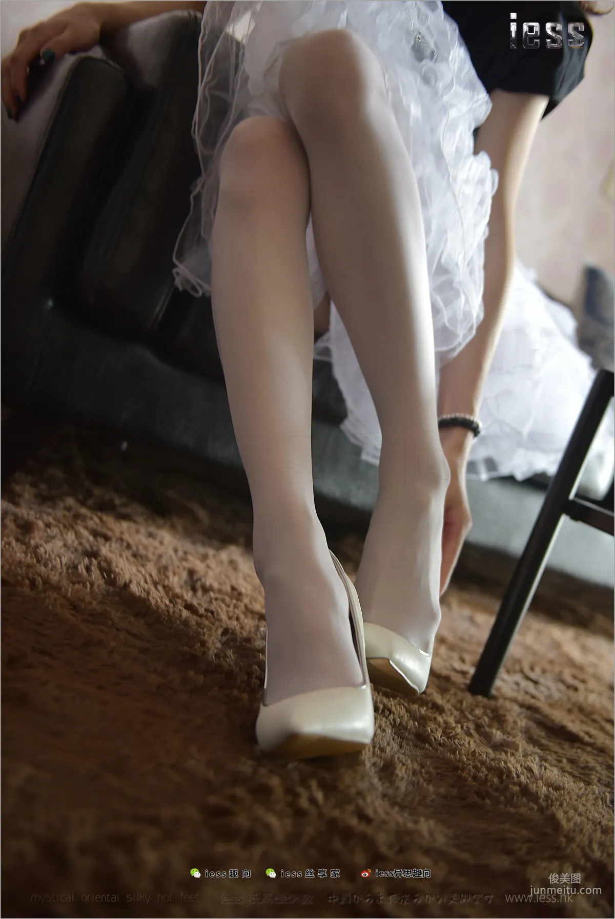 Silk Stockings Bento 159 Xiao Liu White Silver Ear [IESS] Photo Set photo 40
