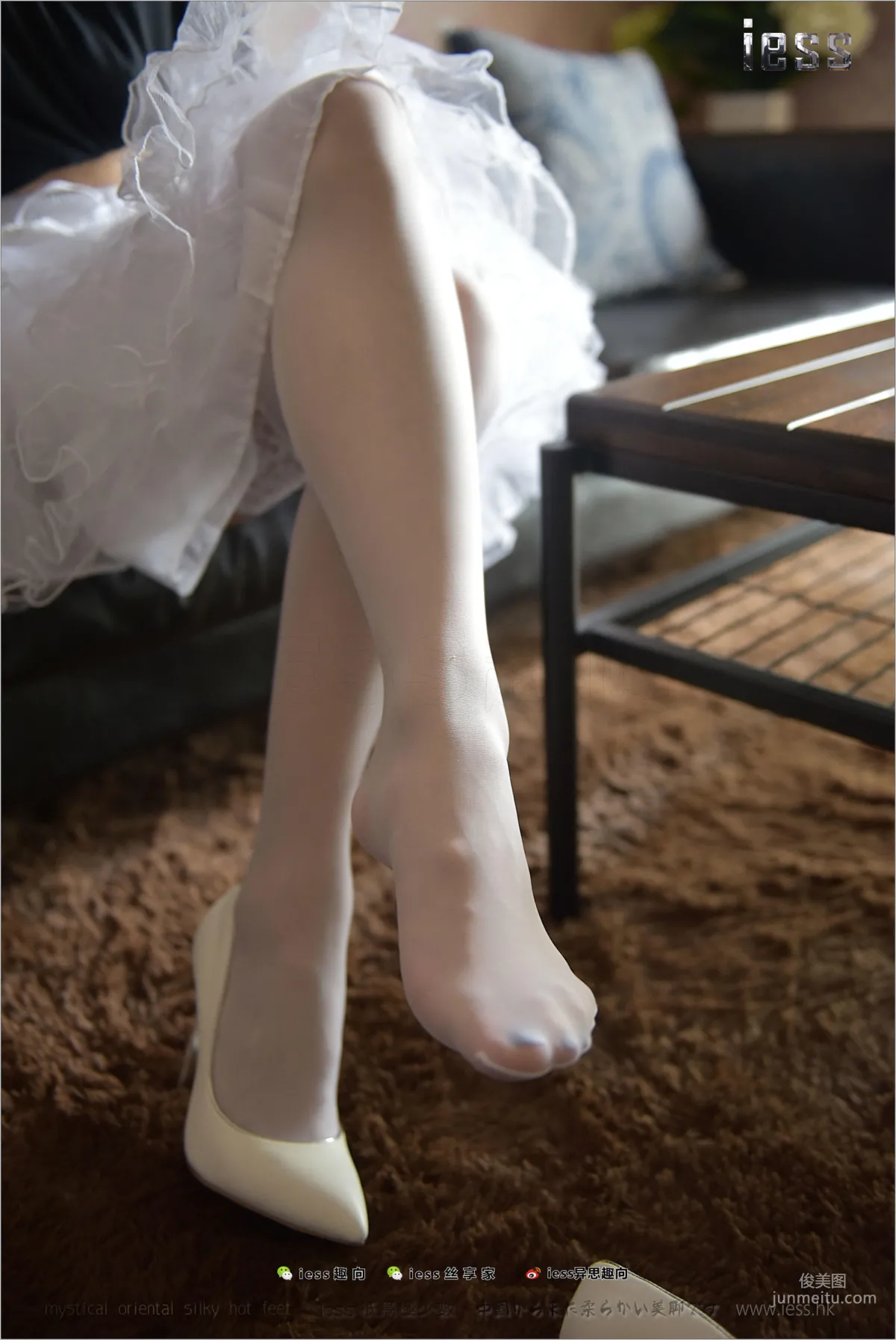 Silk Stockings Bento 159 Xiao Liu White Silver Ear [IESS] Photo Set photo 59
