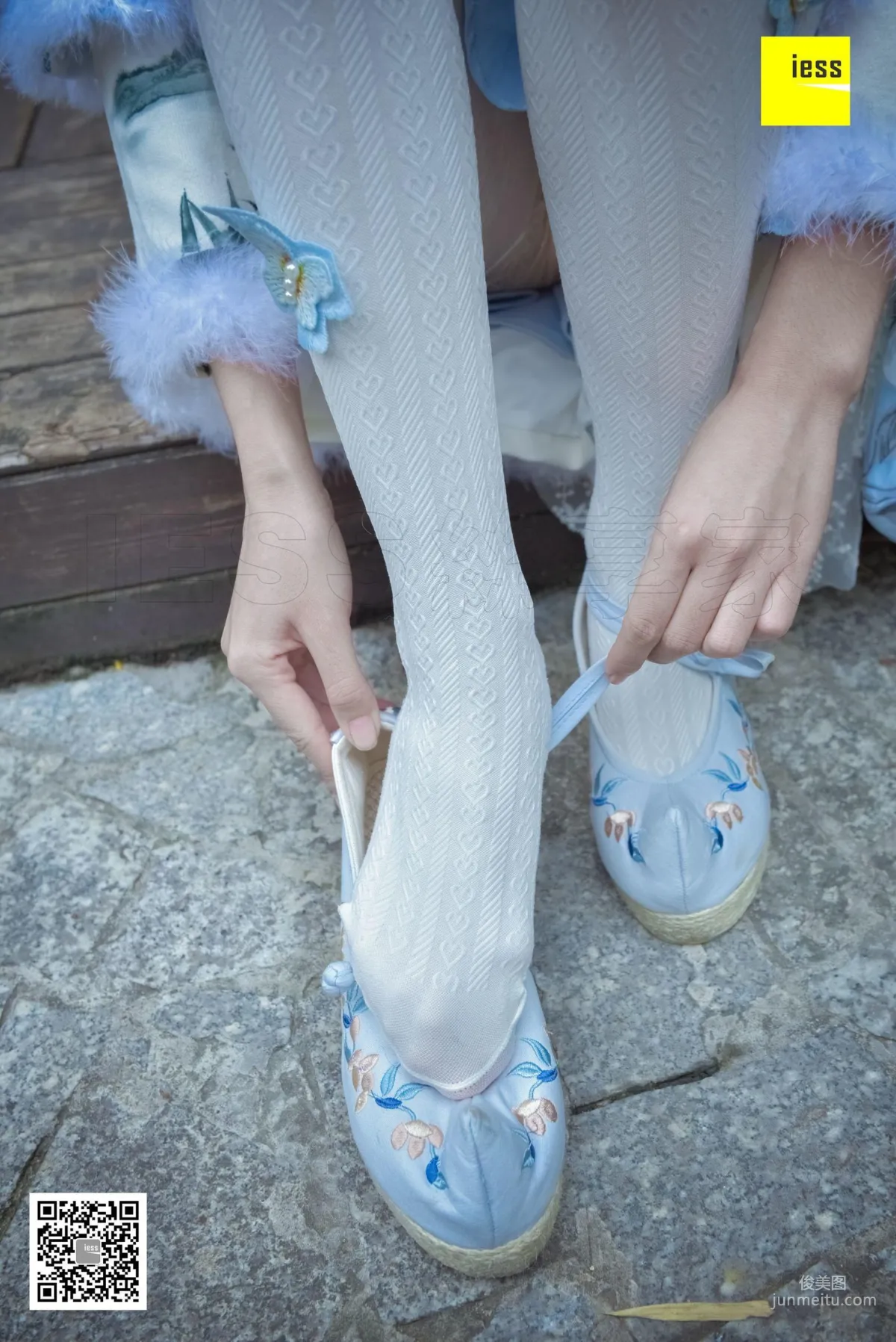 Silk Enjoyer 122 Mu Mu, Hanfu Embroidered Shoes White Socks [IESS] Photo Set photo 48