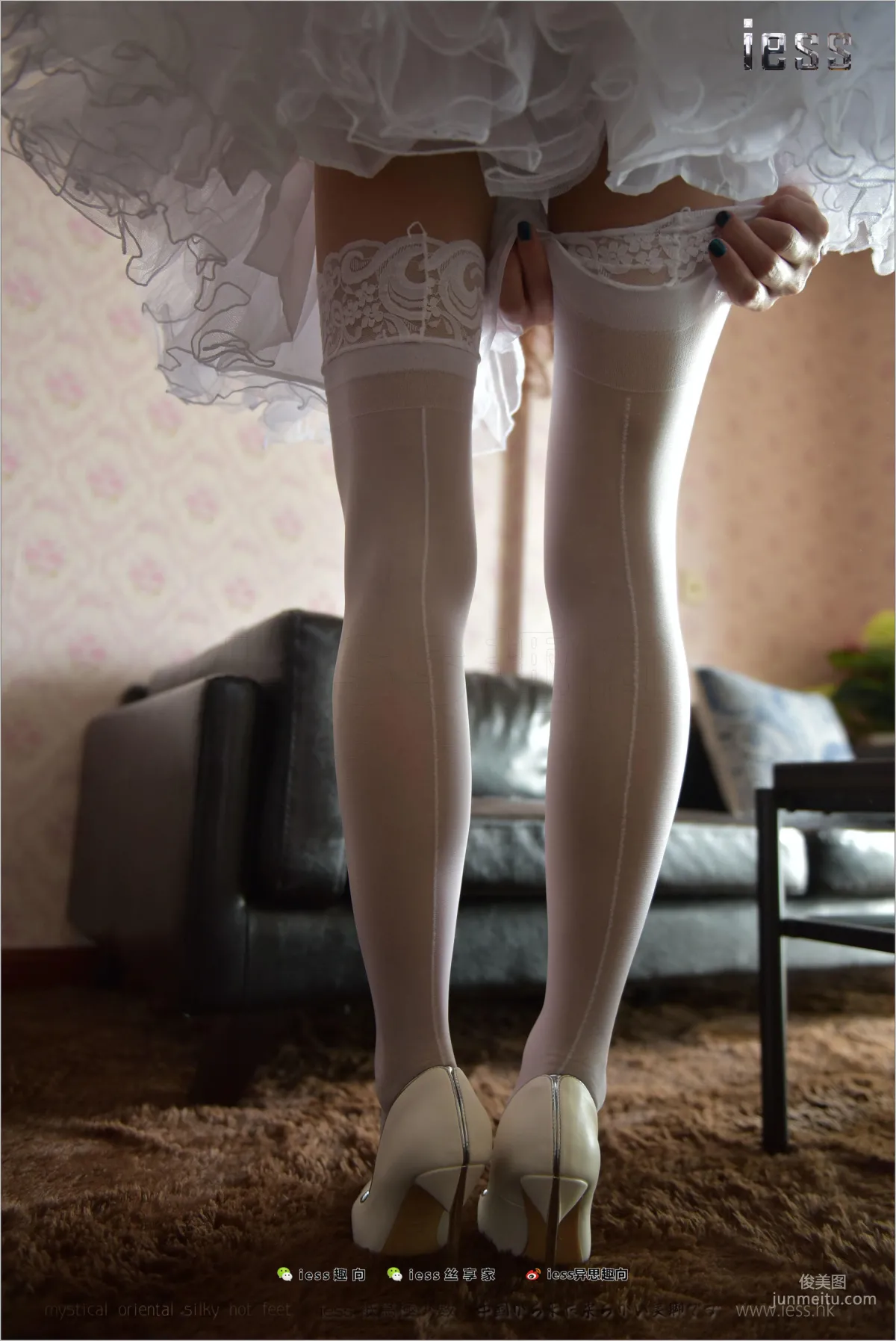Silk Stockings Bento 159 Xiao Liu White Silver Ear [IESS] Photo Set photo 24