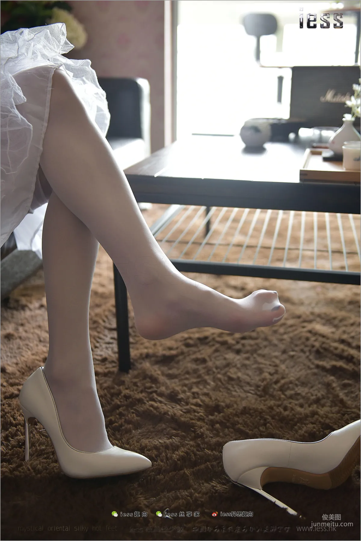Silk Stockings Bento 159 Xiao Liu White Silver Ear [IESS] Photo Set photo 55