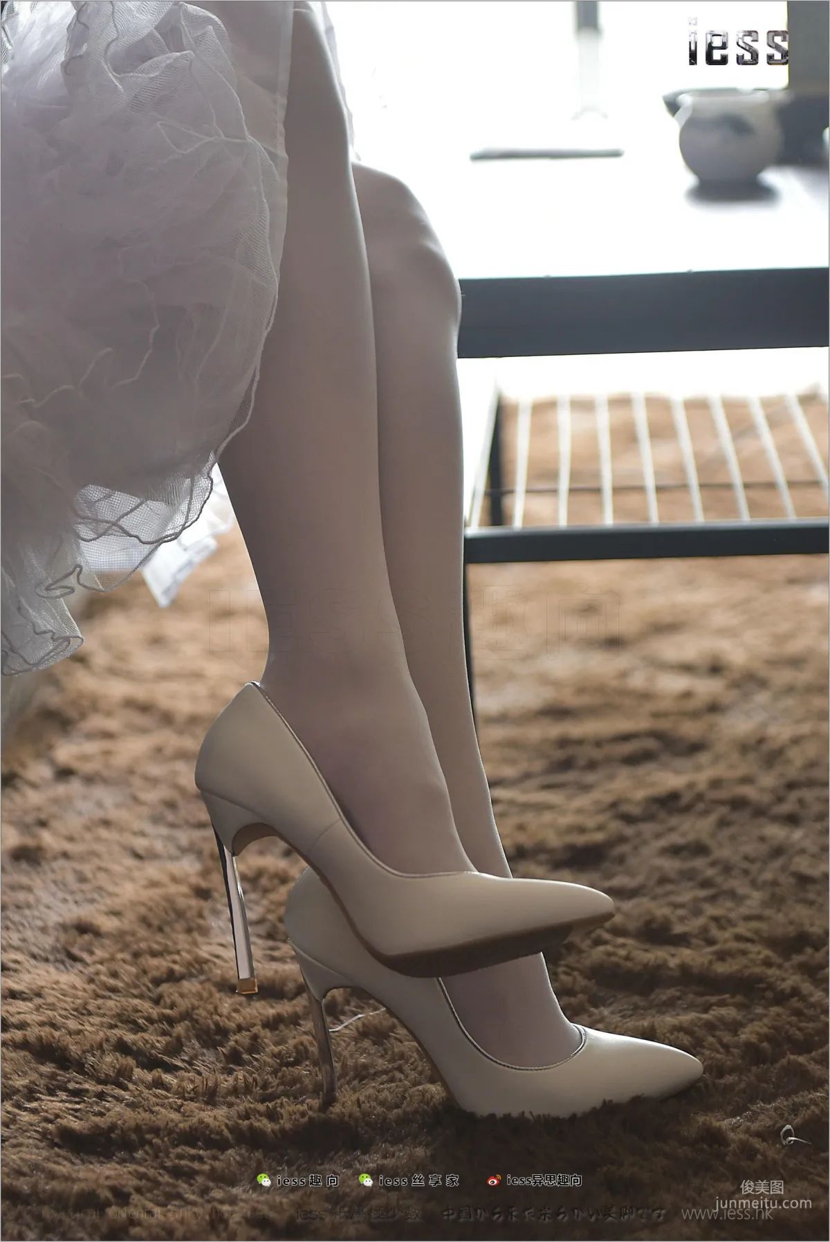 Silk Stockings Bento 159 Xiao Liu White Silver Ear [IESS] Photo Set photo 48
