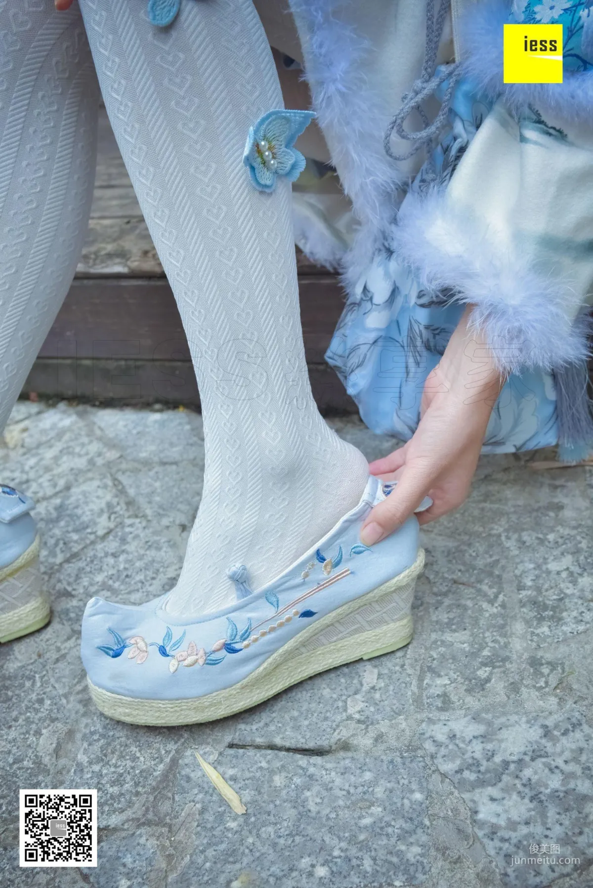 Silk Enjoyer 122 Mu Mu, Hanfu Embroidered Shoes White Socks [IESS] Photo Set photo 36