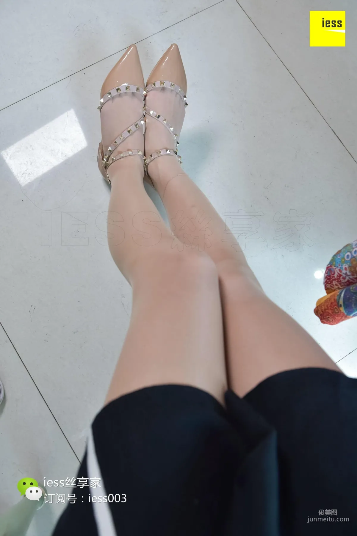 Silk Enjoyer 071 Qiuqiu, Nude-Colored Elegant Flats [IESS] Photo Set photo 38