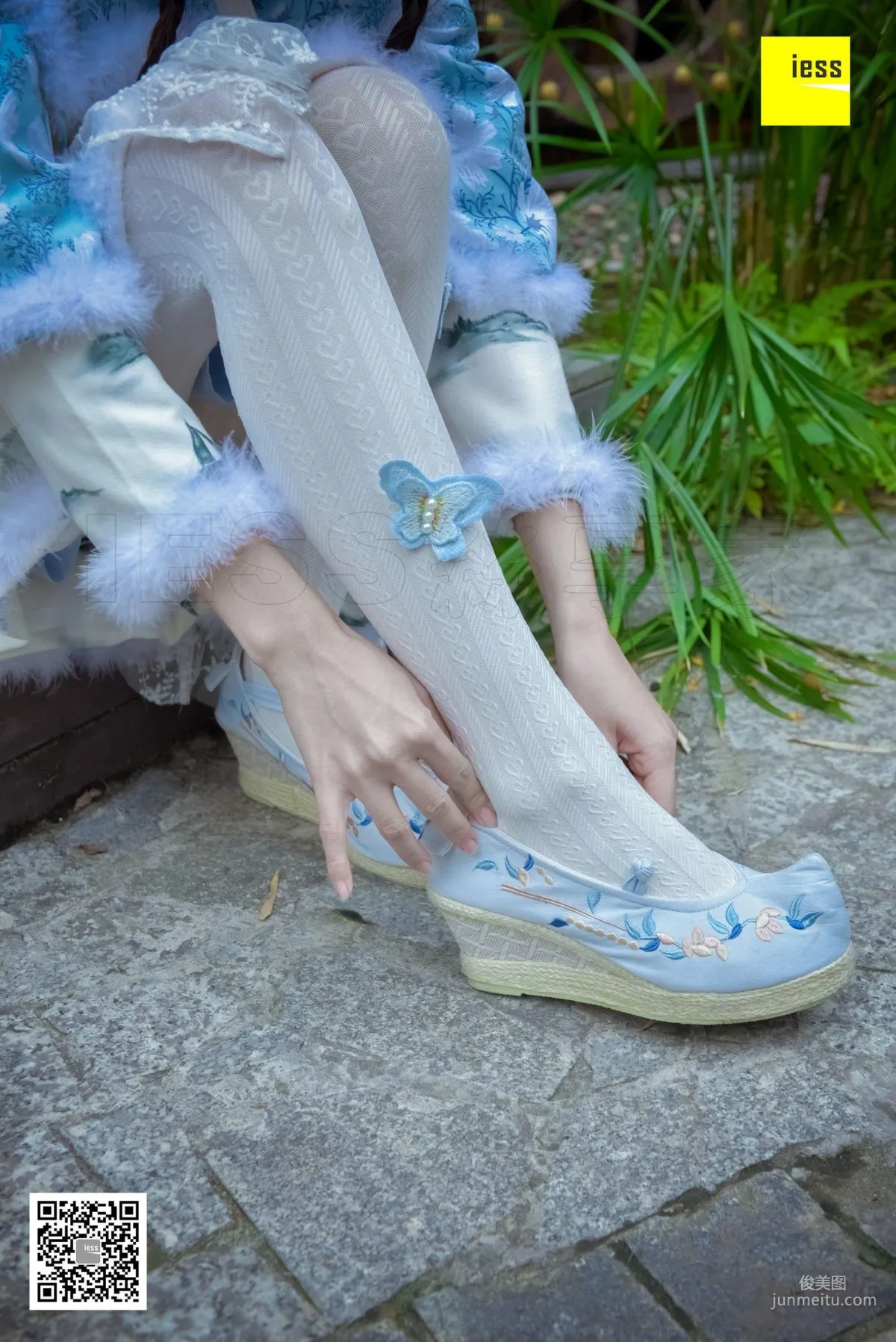 Silk Enjoyer 122 Mu Mu, Hanfu Embroidered Shoes White Socks [IESS] Photo Set photo 42