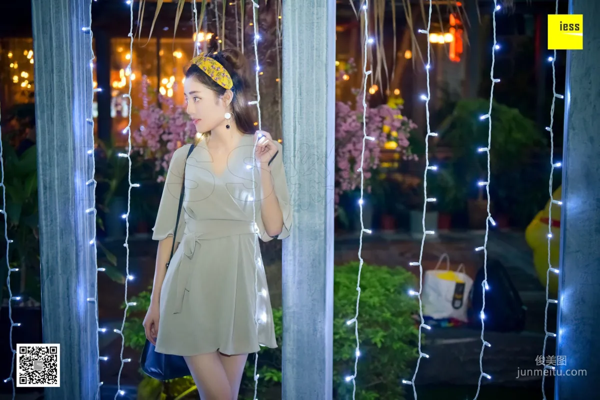 Si Xiang Jia 123 Jing Jing Gray Stockings Under the Flash [IESS] Photo Set photo 68