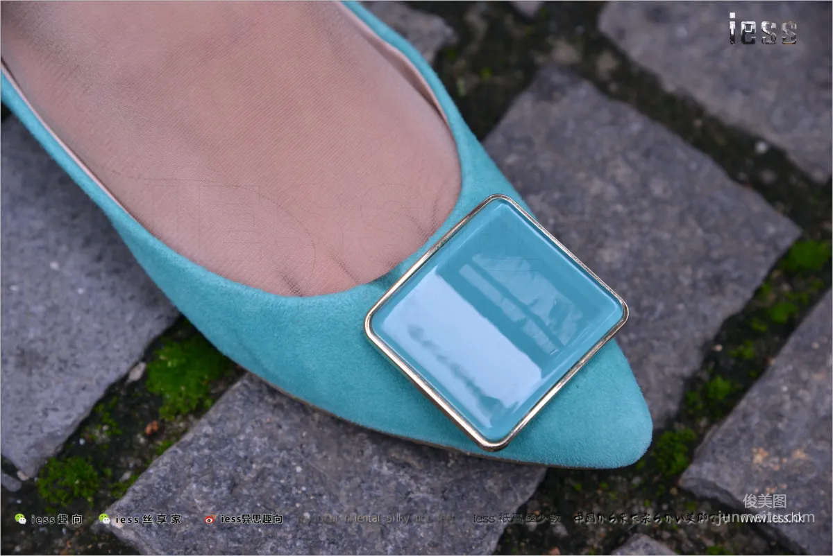 Silk Stockings Bento 173 Shi Qi, Blue Small Heels Double Eleven Special [IESS] Photo Set photo 40