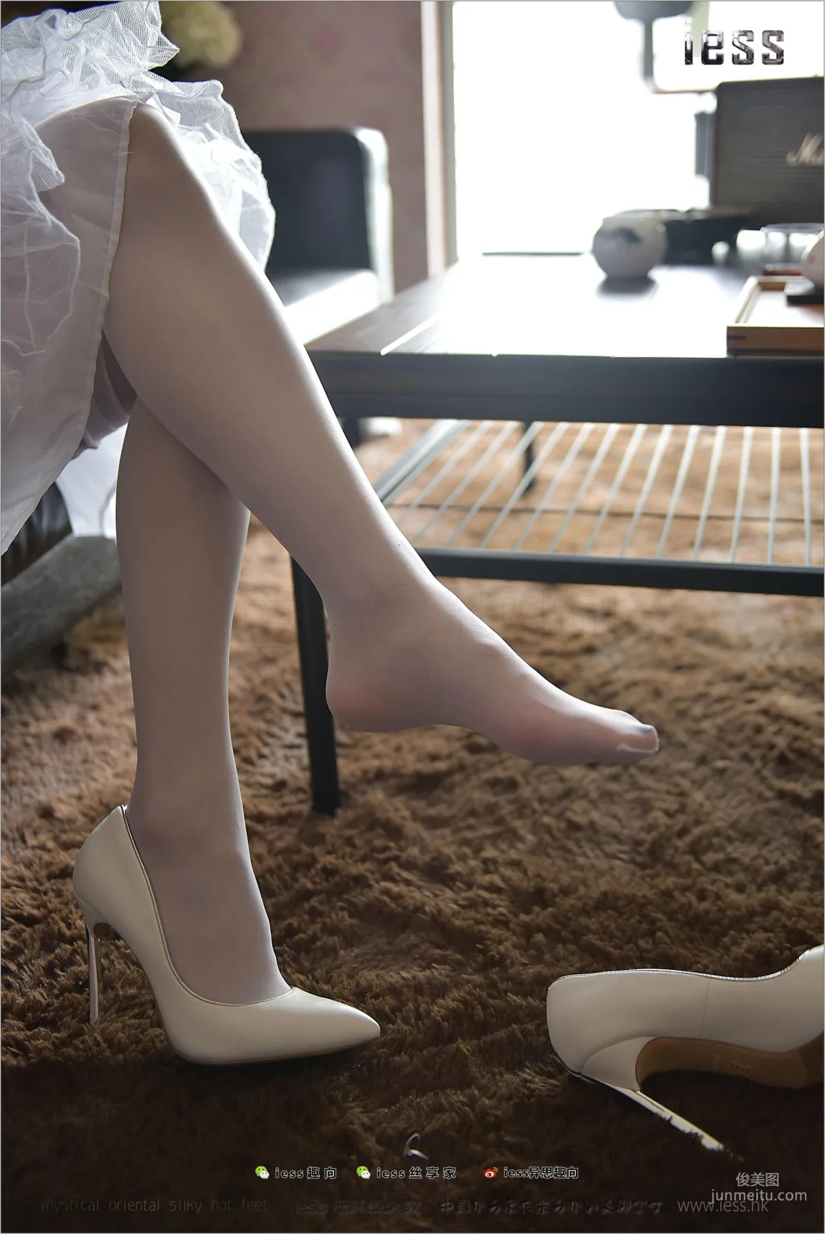Silk Stockings Bento 159 Xiao Liu White Silver Ear [IESS] Photo Set photo 54