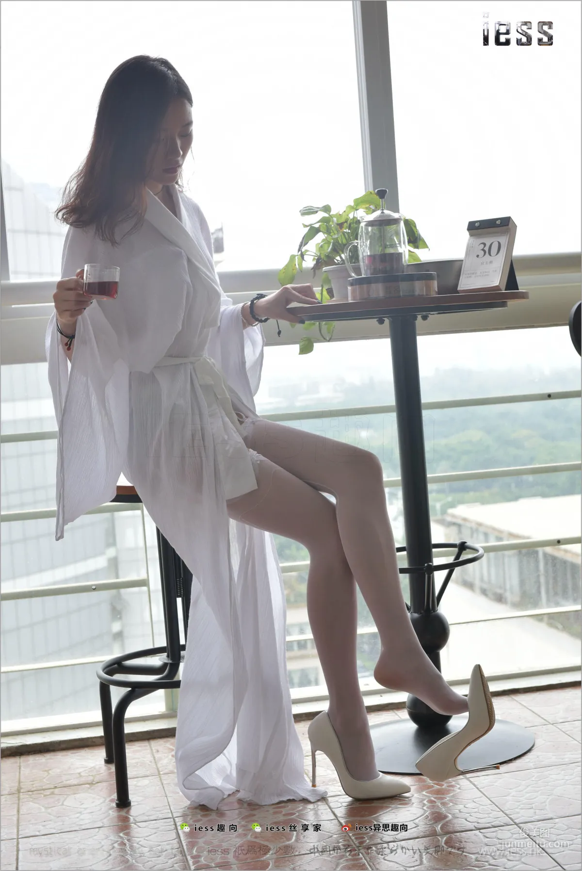 Silk Stockings Bento 179 Xiao Liu 《No.8 White Stockings Waltz》 [IESS] Photo Set photo 21